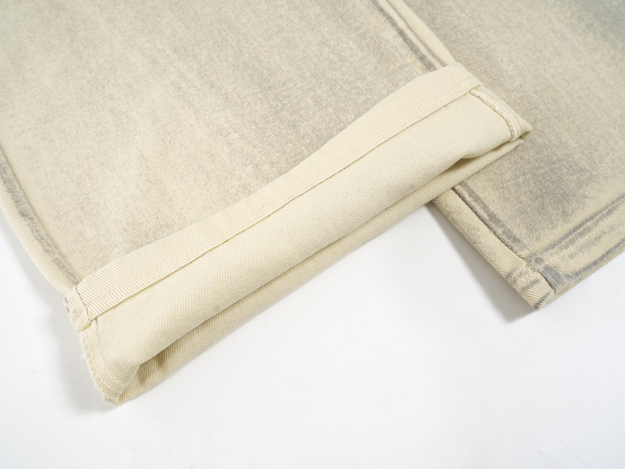 Wide-Leg Embroidered Pocket Denim Pants | Street Luxury