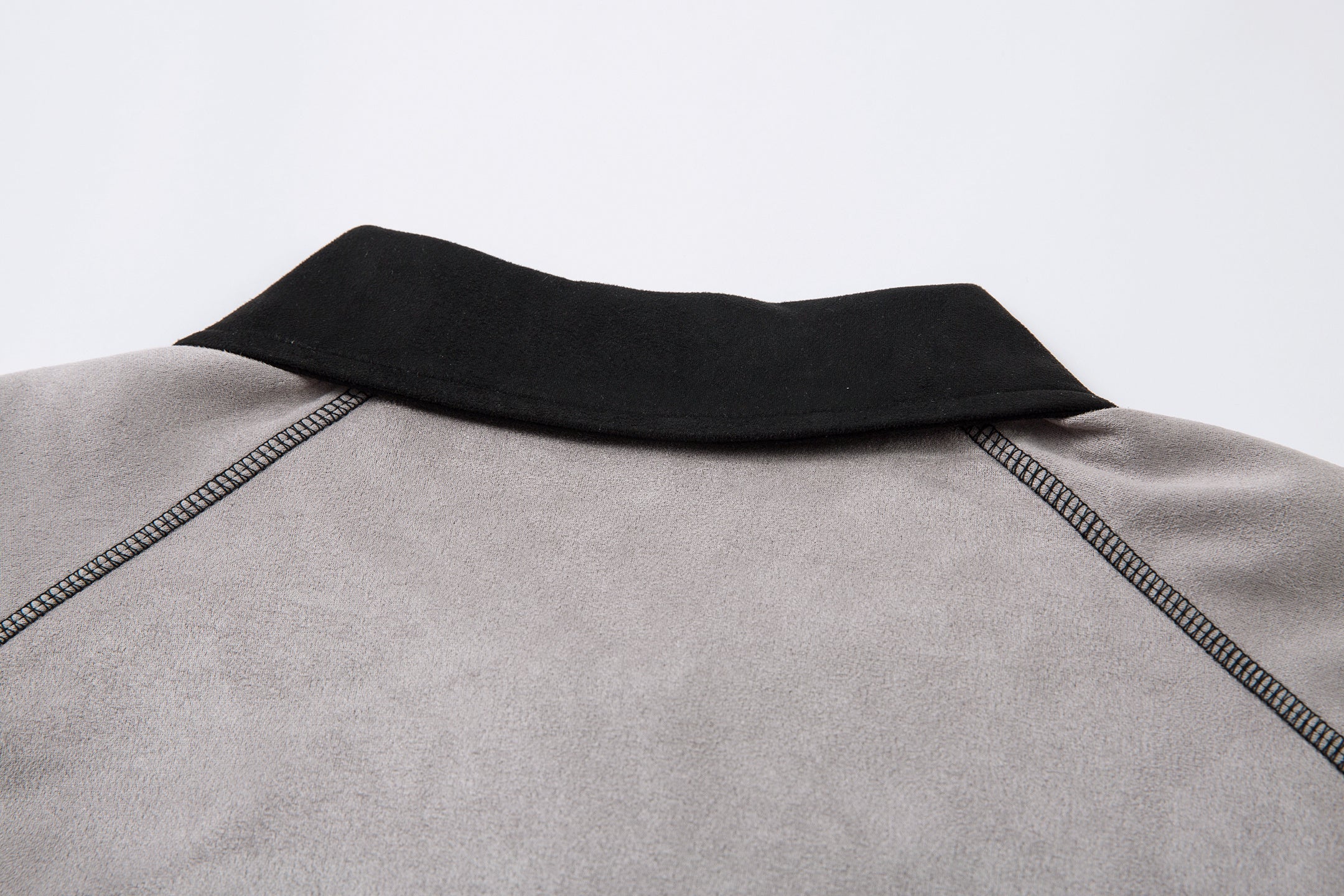 Contrast Panel Racing Long-Sleeve Polo Shirt | Streetwear
