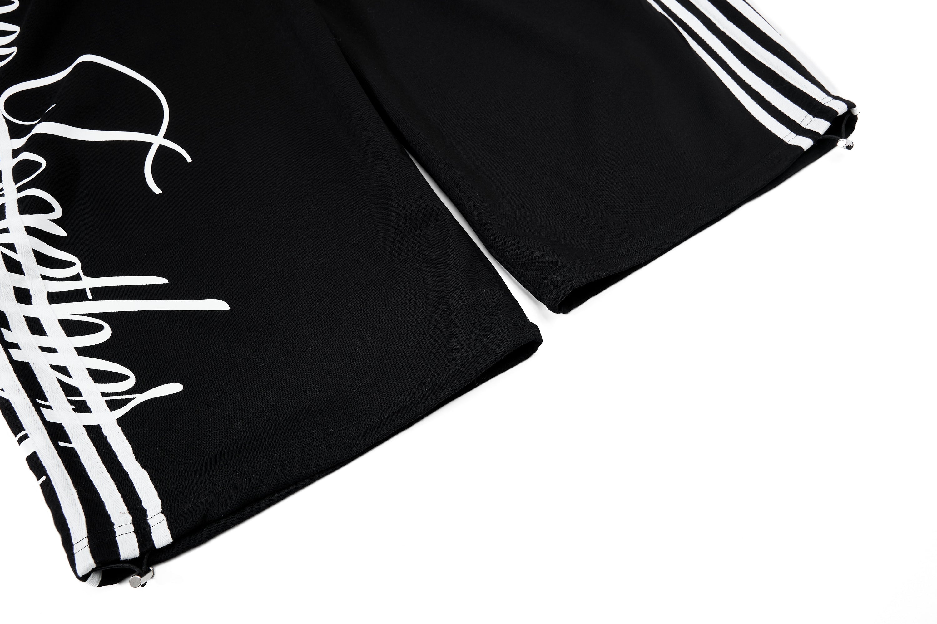 Omirad Script Stripe Wide-Leg Sweatpants | Streetwear