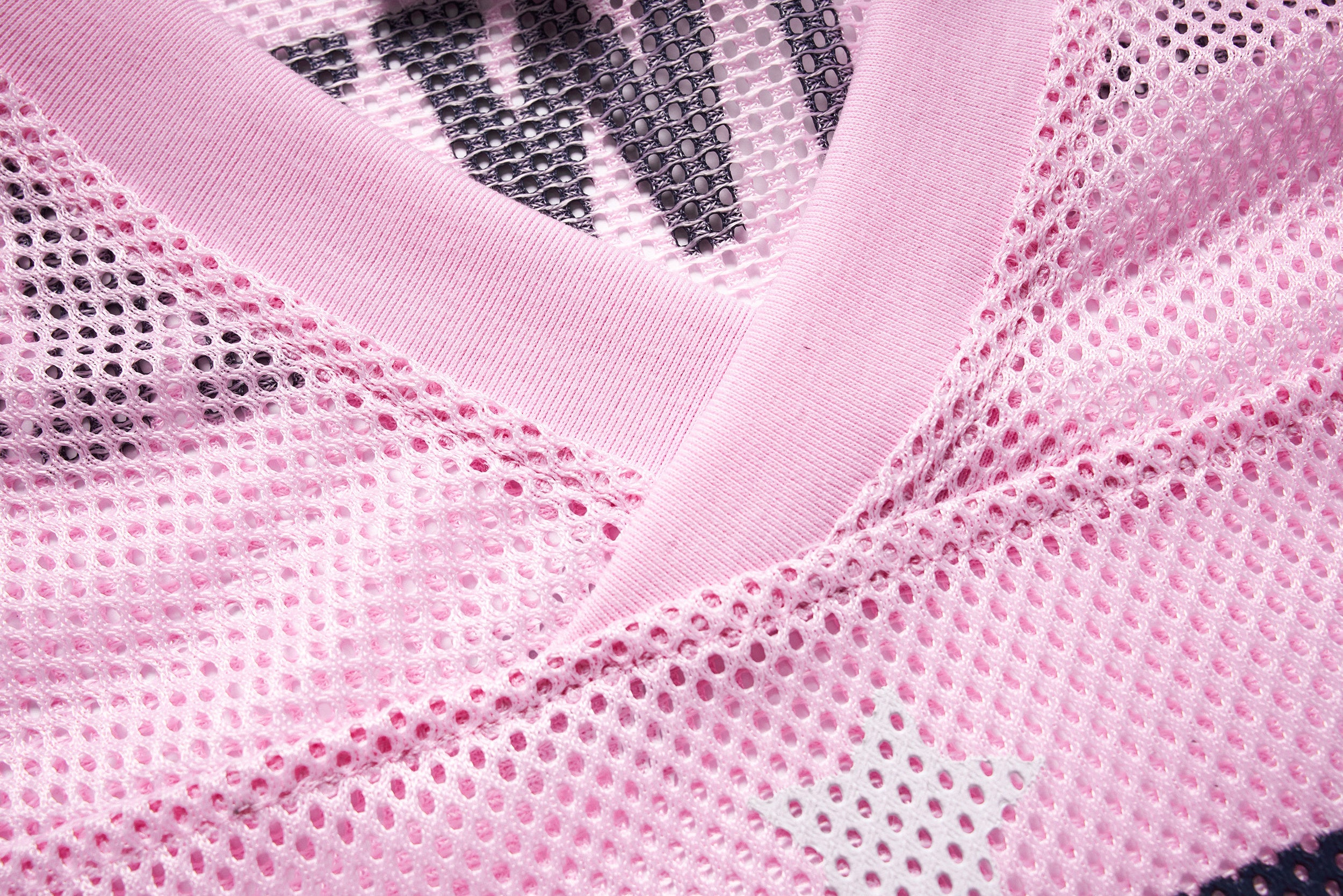 Omirad Starfield Mesh Jersey | Oversized Star Print Varsity Top