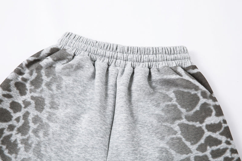 Omirad Leopard Fade Wide-Leg Sweatpants | Streetwear