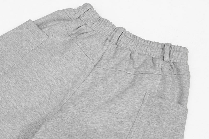 Omirad Plush-Charm Wide-Leg Balloon Sweatpants | Grey