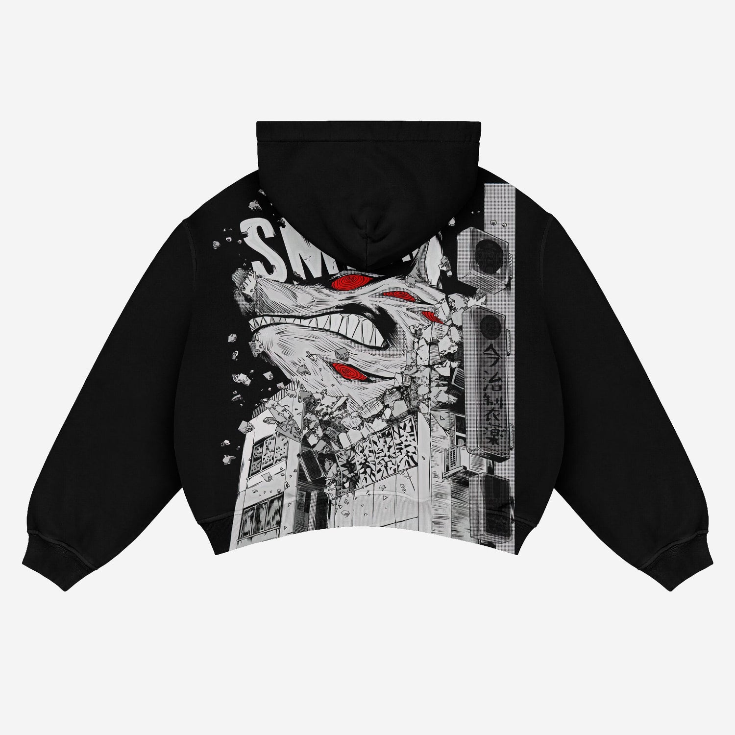 Chainsaw Man Smash Hoodie - 100% Cotton, Graphic Street - Style Anime Apparel - Seakoff