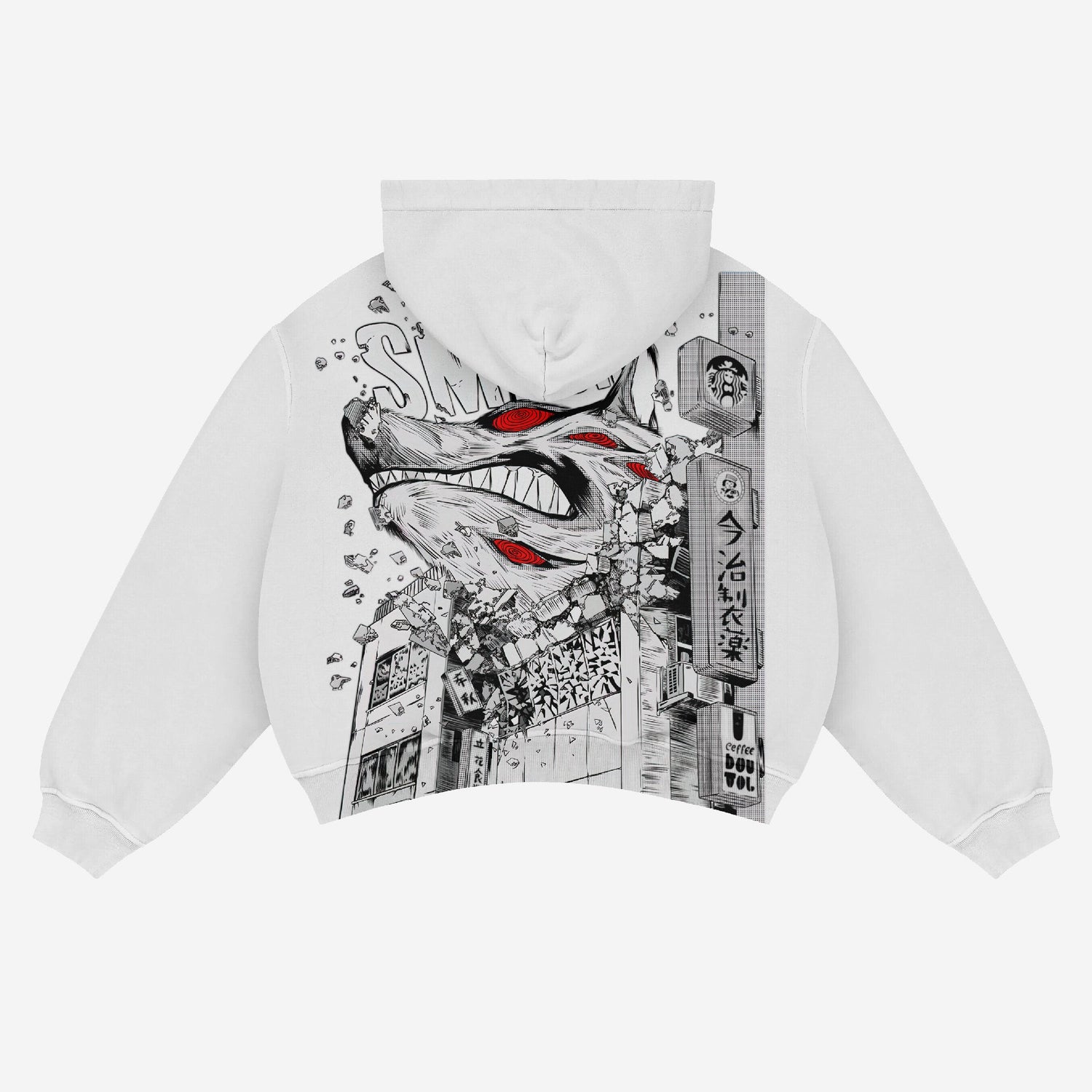 Chainsaw Man Smash Hoodie - 100% Cotton, Graphic Street - Style Anime Apparel - Seakoff