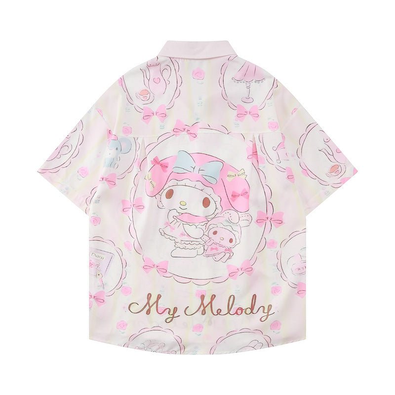 Cinnamoroll anime button up shirt - Seakoff