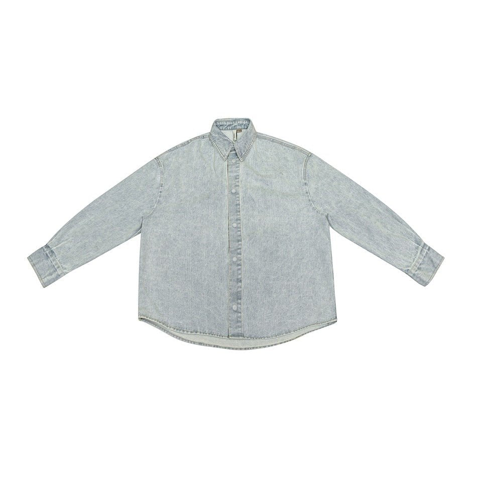 Classic Denim Chambray Shirt on Sale - Men's and Women's Long Sleeve Vintage Style - Seakoff