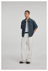 Classic Denim Chambray Shirt on Sale - Men&