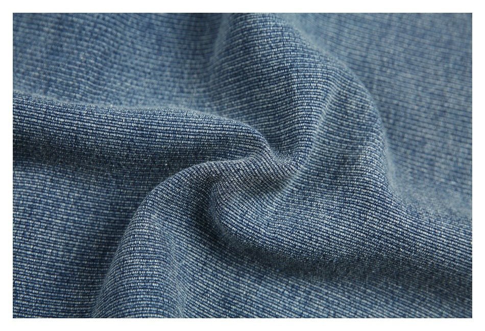 Classic Light Blue Denim Chambray Shirt on Sale - Men's and Women's Short Sleeve Vintage Style - Seakoff