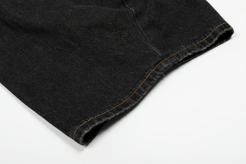 Omirad Vintage Wash Barrel Leg Jeans | Distressed Streetwear