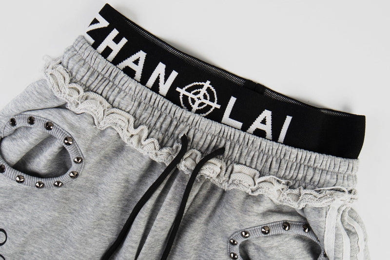 Script Graffiti Wide-Leg Sweatpants | Streetwear Joggers