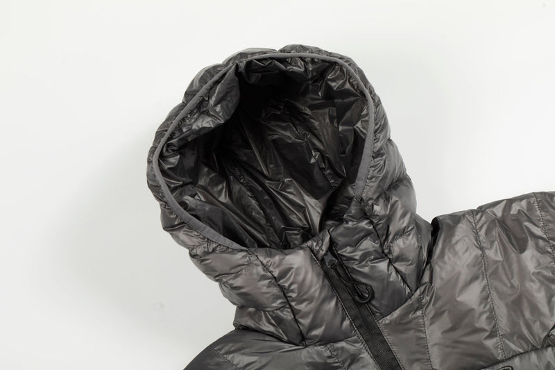 Omirad Lightweight Nylon Puffer Pullover Jacket with Hood