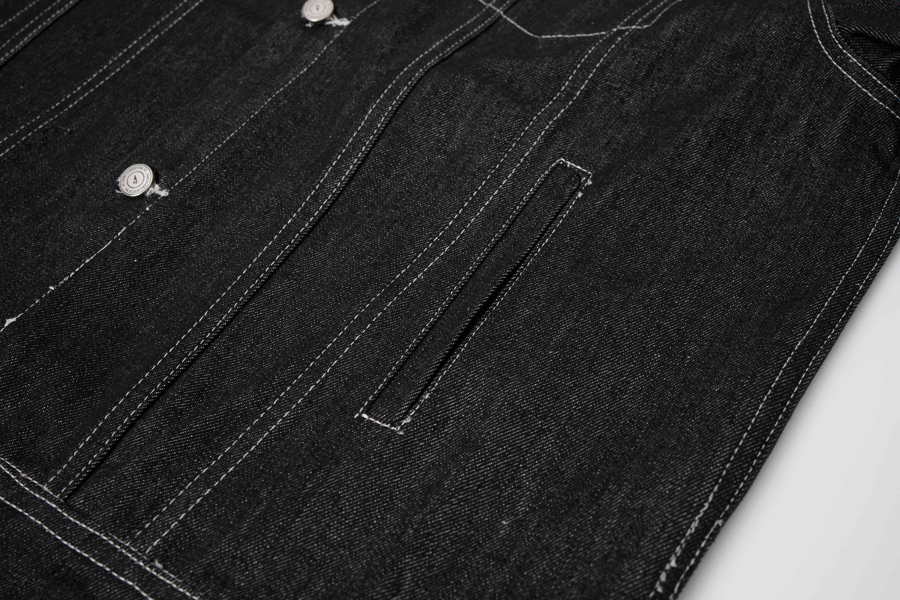 Omirad Graphic Denim Jacket – Tribal Embroidered Streetwear