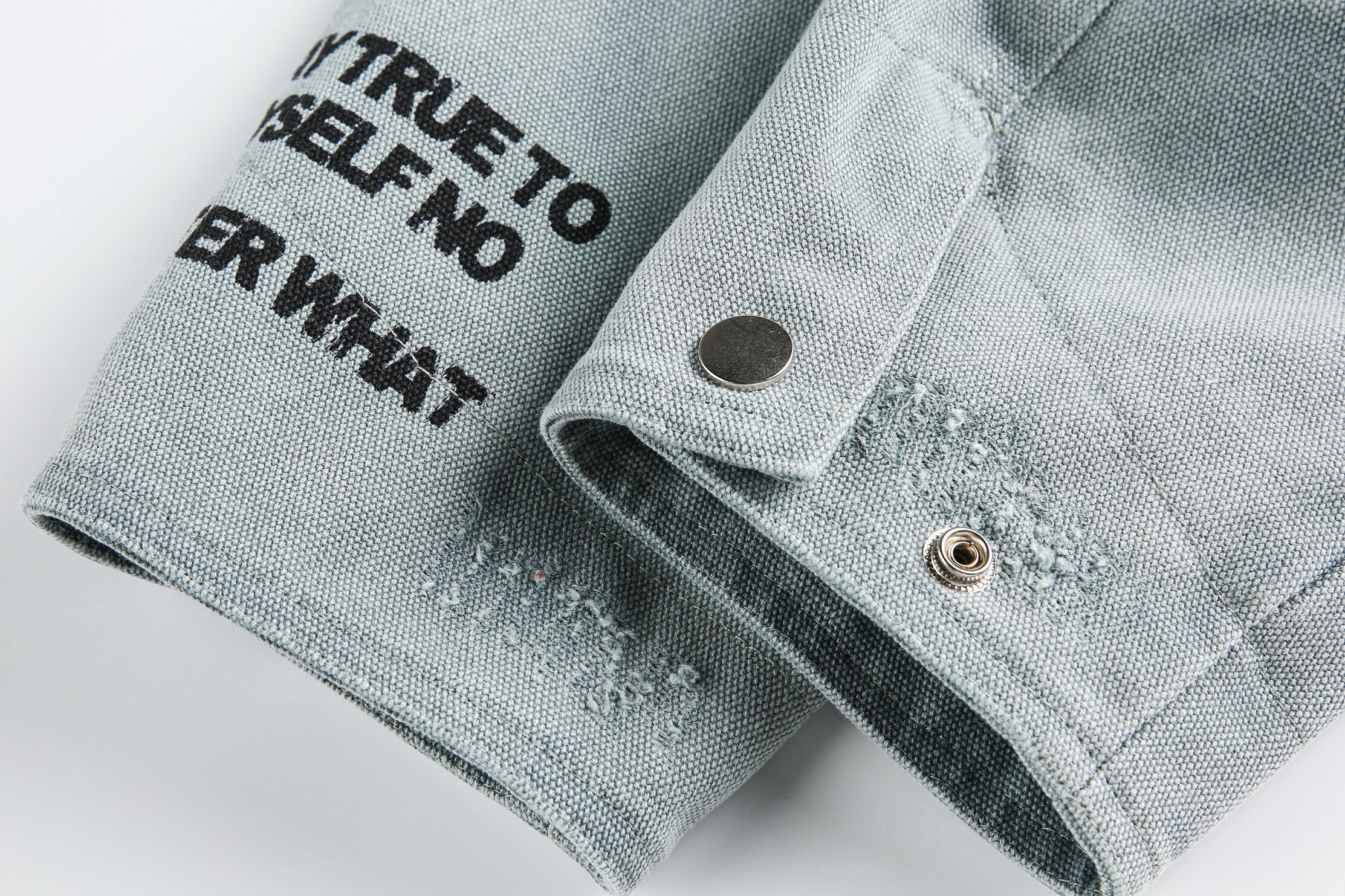 Omirad 90s Reflection Graphic Work Jacket | Cotton Canvas