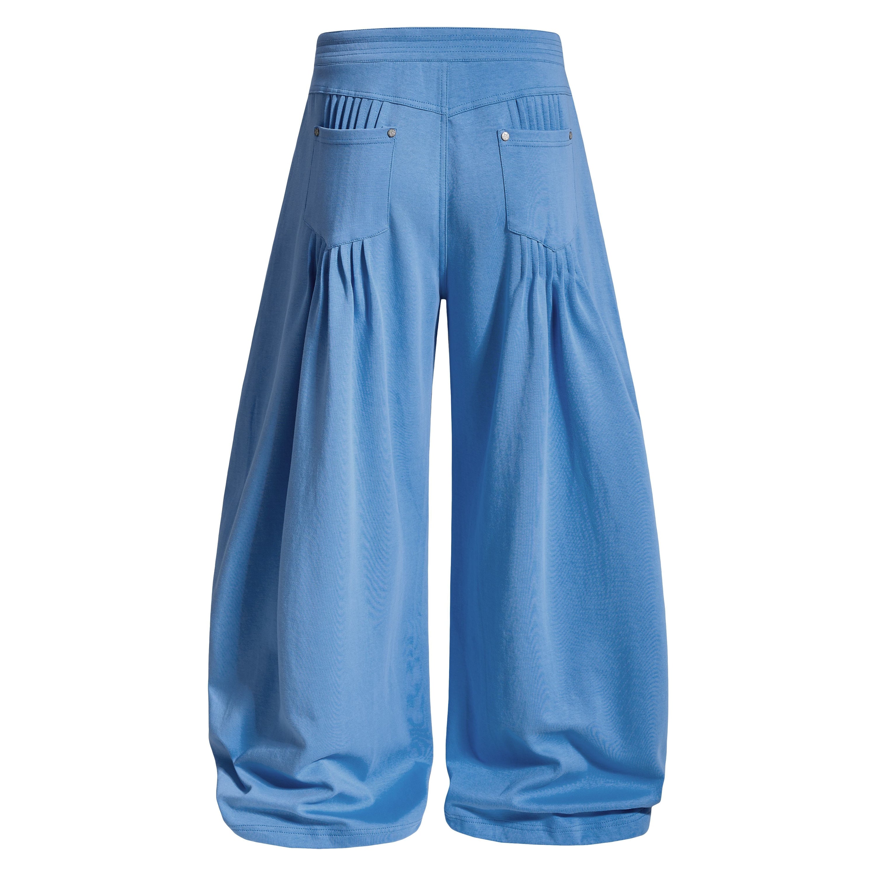 Omirad Flow Wide-Leg Pants | Oversized Draped Cotton Trousers