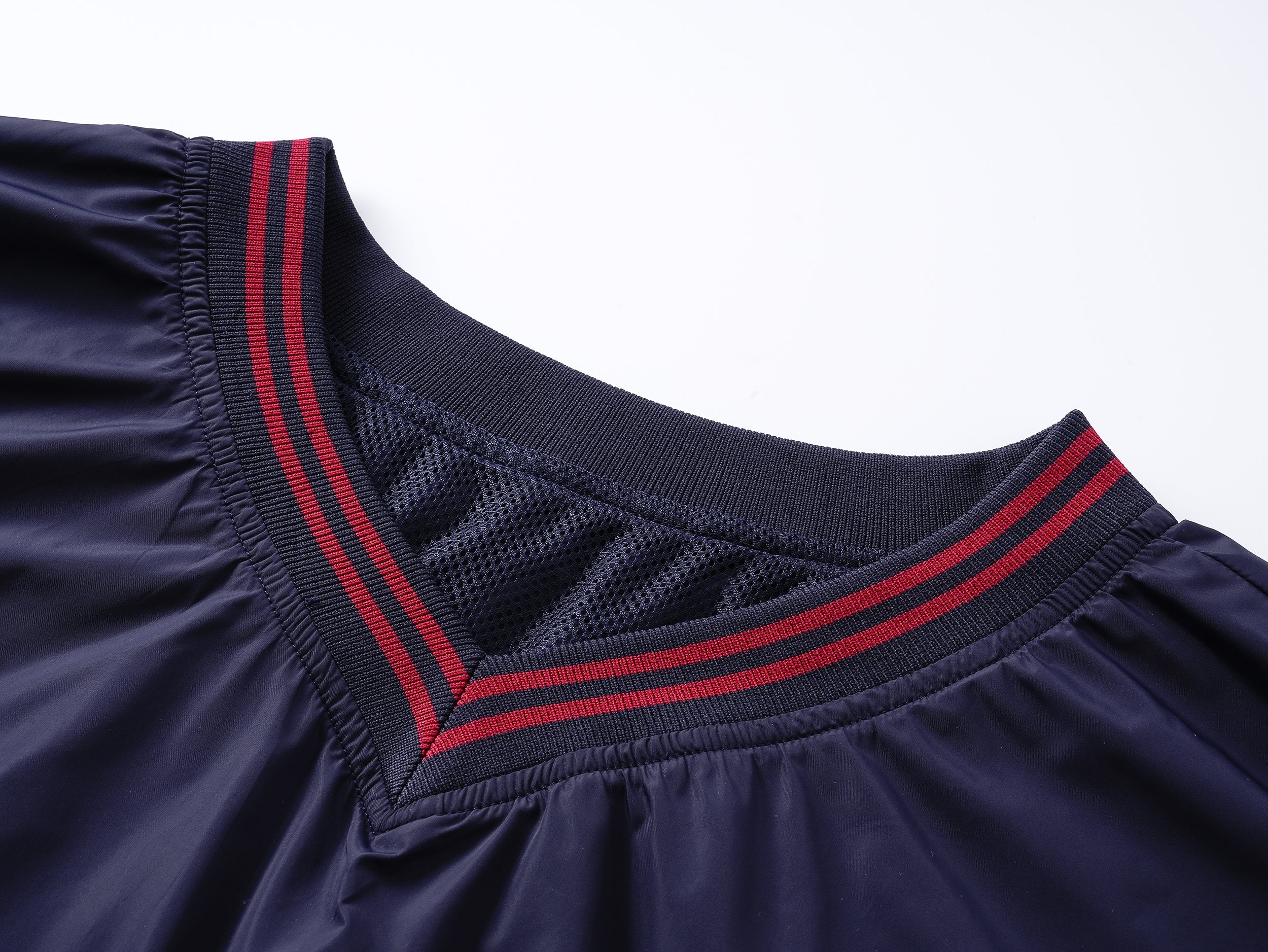 Retro Athletic Nylon Pullover | Varsity 90 Streetwear Top