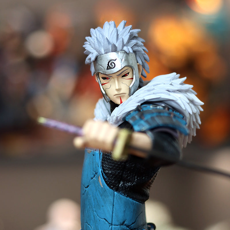 Figura de acción de Hashirama Senju - Edición de coleccionista de 37 cm | Pose dinámica con base de efecto de agua