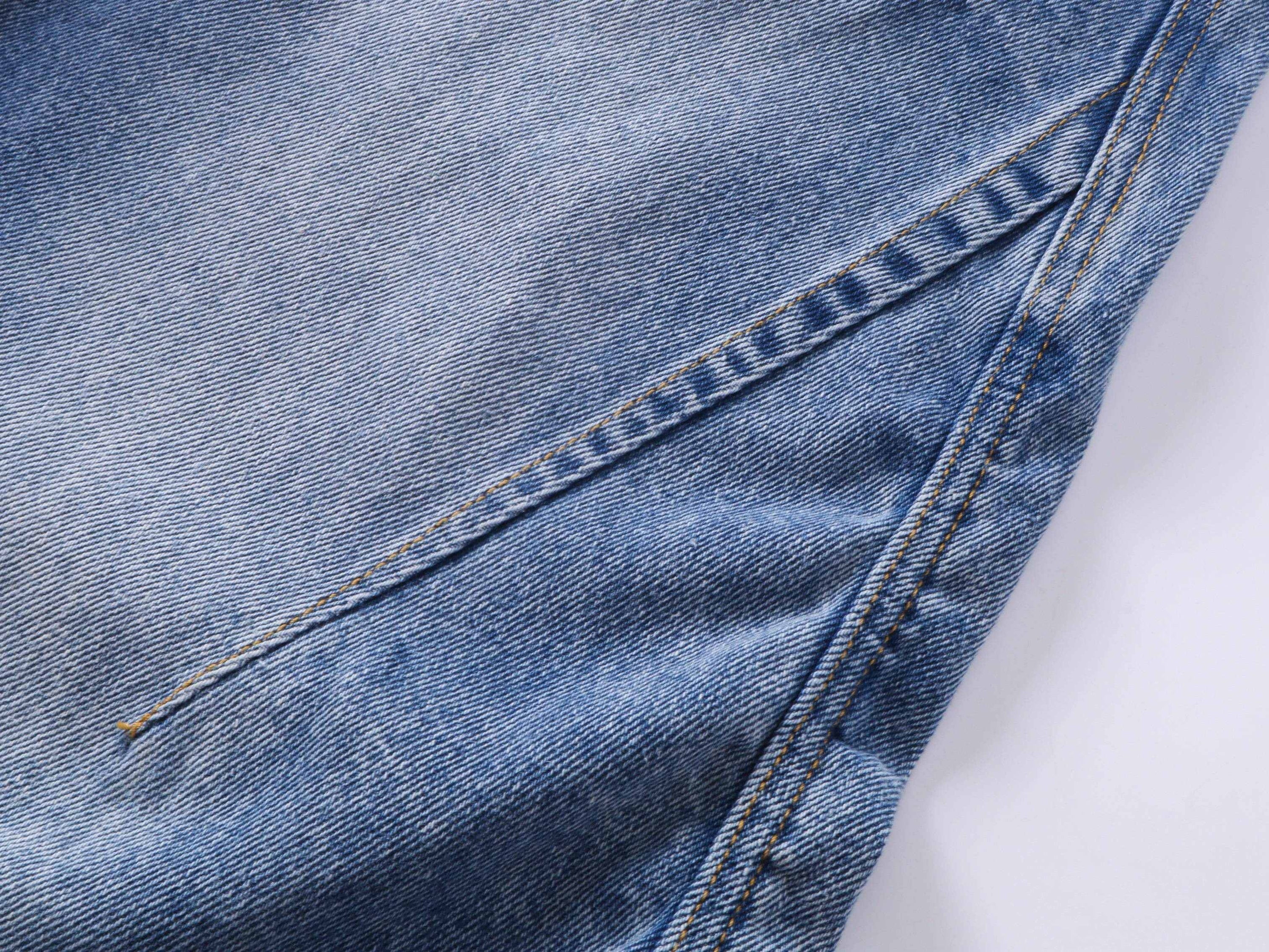 Stacked Vintage Washed Denim Jeans | Wide Leg Streetwear