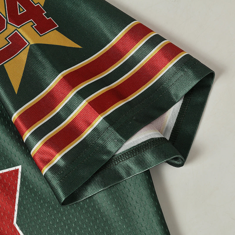 Helmet Graphic Football Jersey | Streetwear Performance Mesh