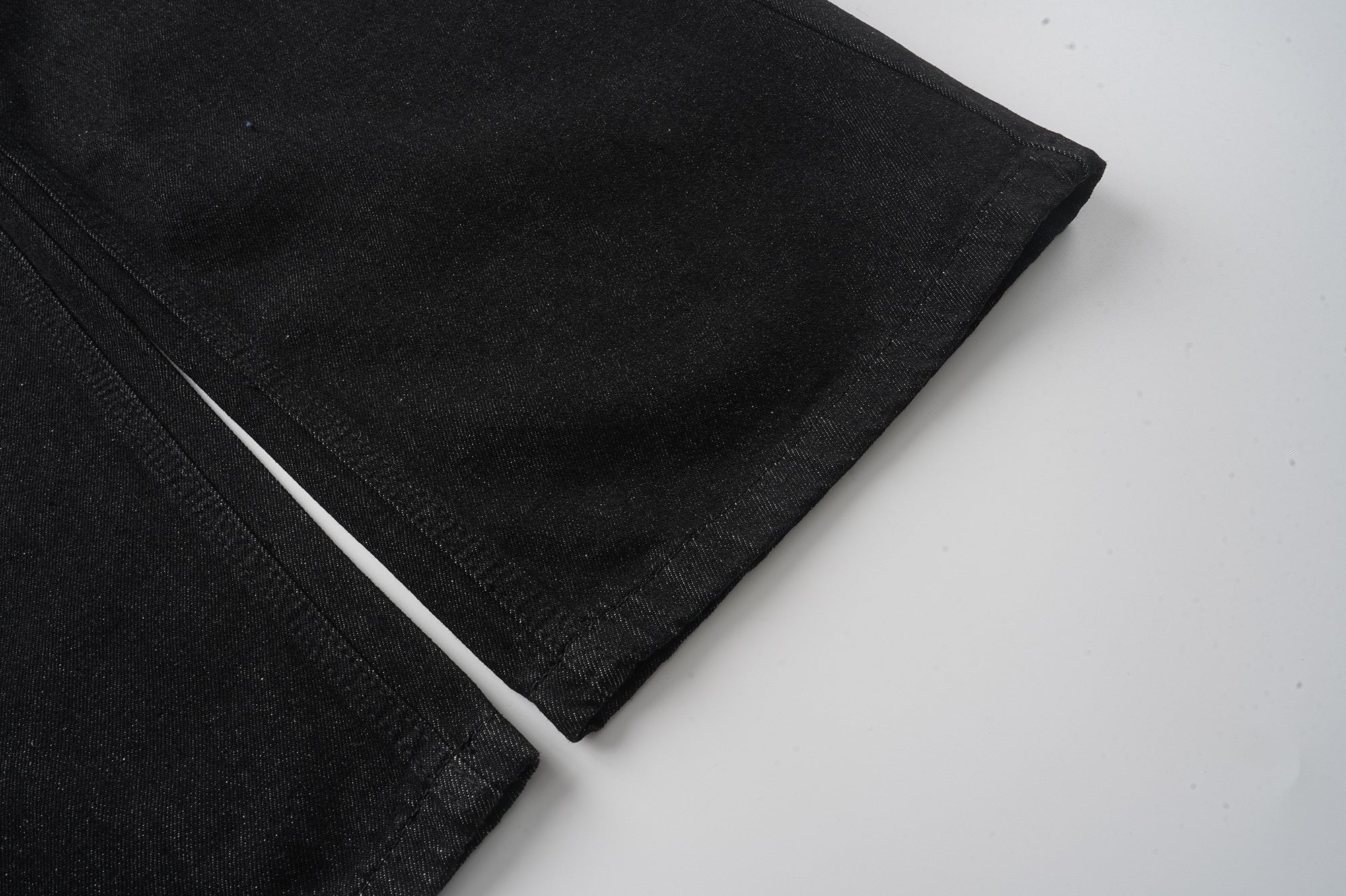 Cross Pocket Graphic Wide-Leg Jeans | Streetwear Denim