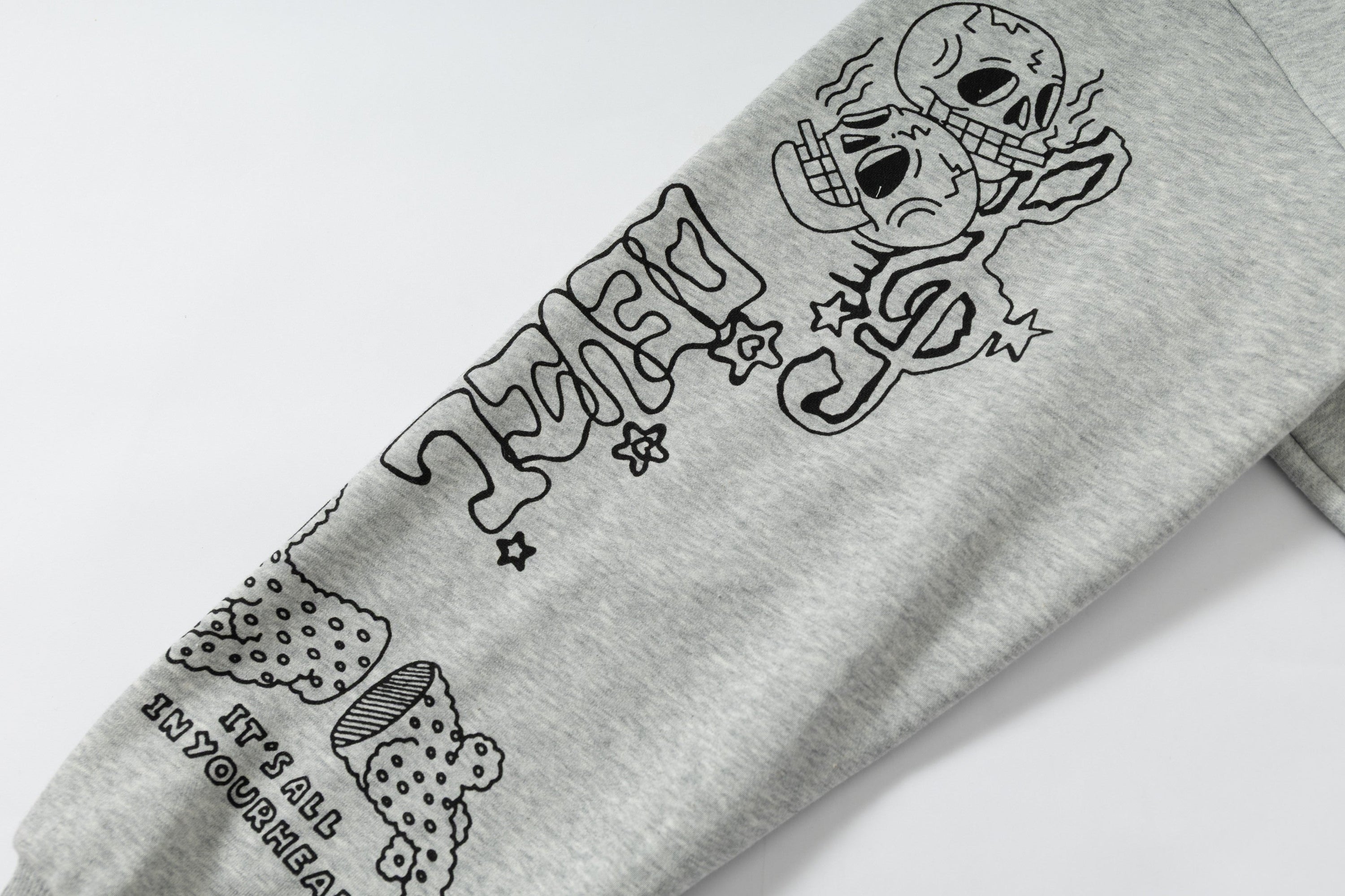 Omirad Doodle Graphic Zip Hoodie | Streetwear Statement