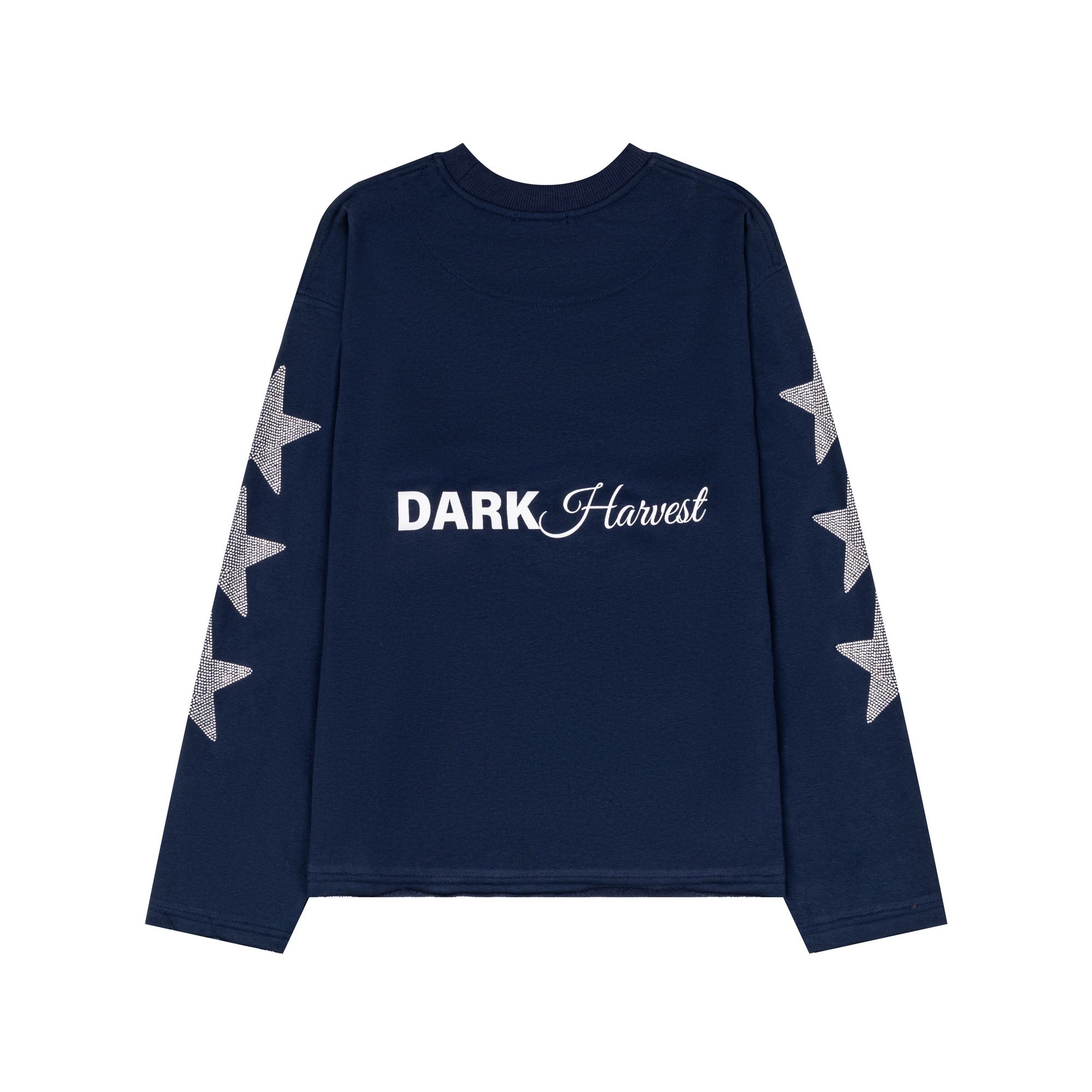 Dark Harvest Rhinestone Star Long Sleeve Tee | Streetwear
