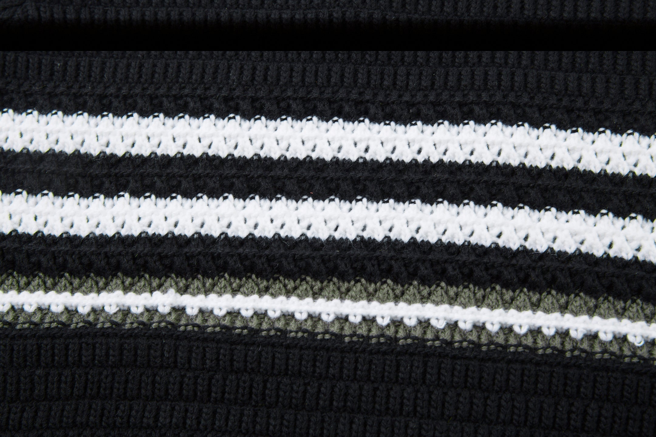 Men's Striped Knit Polo Sweater | Relaxed Streetwear Pullover