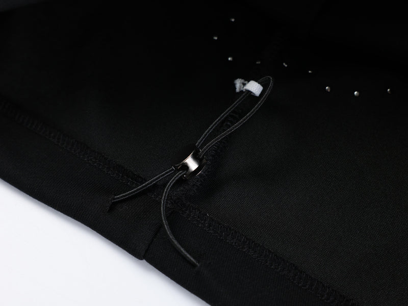 Omirad Studded Script Sweatpants | Wide-Leg Streetwear