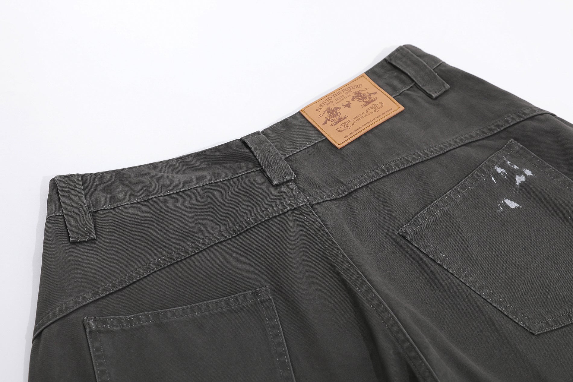 Omirad Distressed Utility Cargo Shorts | Wide-Leg Fit