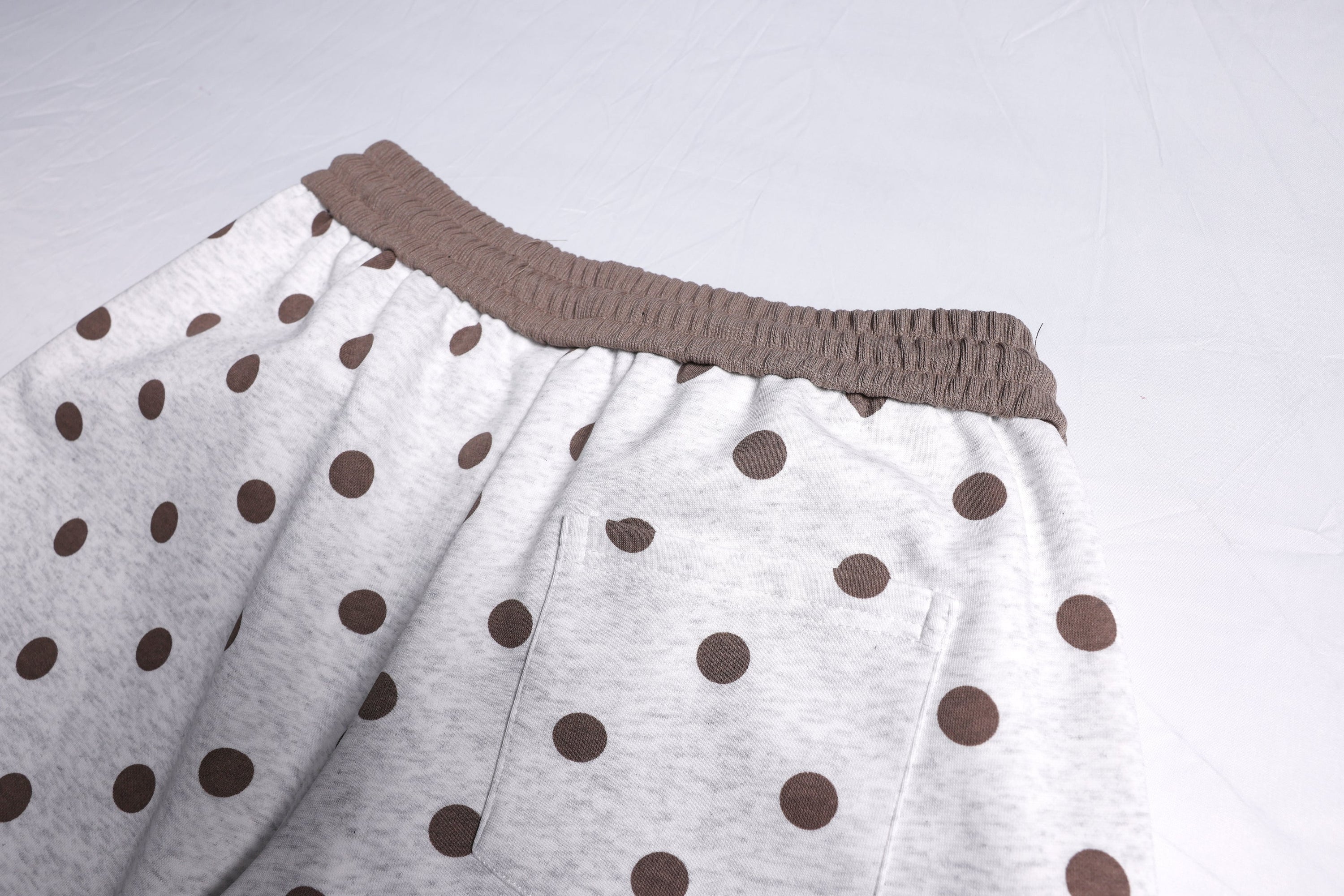 Y2K Graphic Polka Dot Wide-Leg Sweatpants | Omirad
