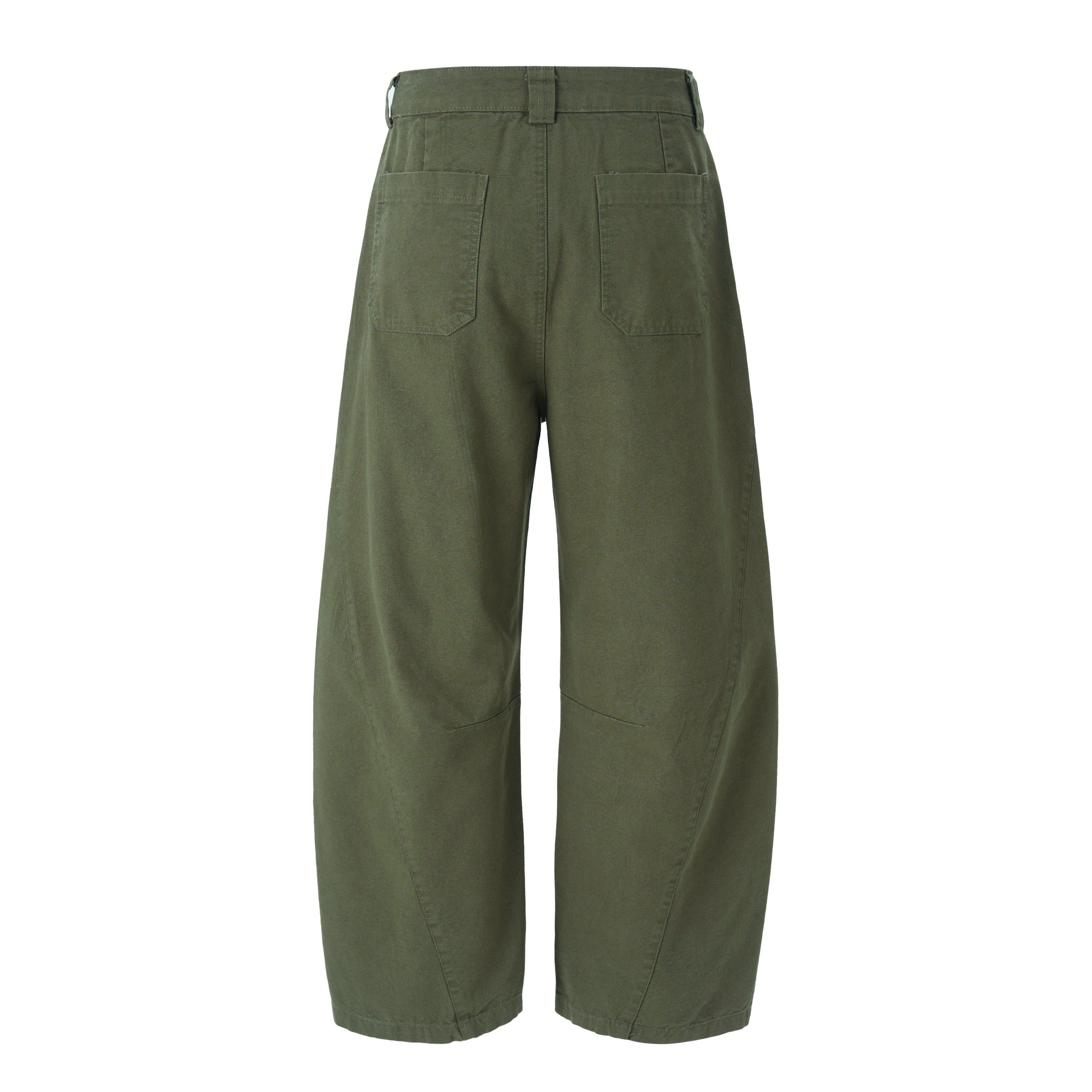 Men's Wide-Leg Utility Pants | Curved Barrel Fit | 100% Cotton