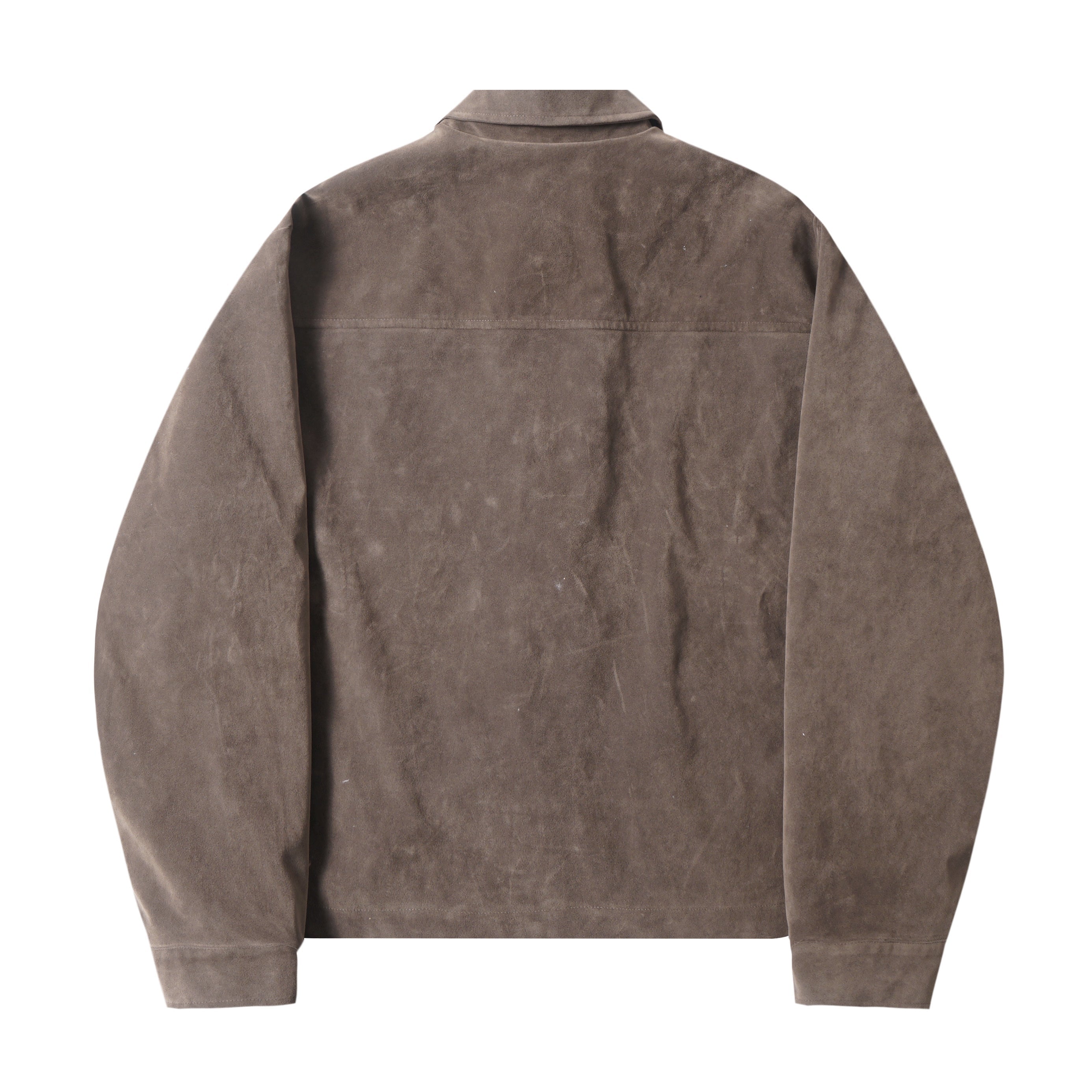 Omirad Vintage Toggle Zip Jacket | Washed Brown Workwear