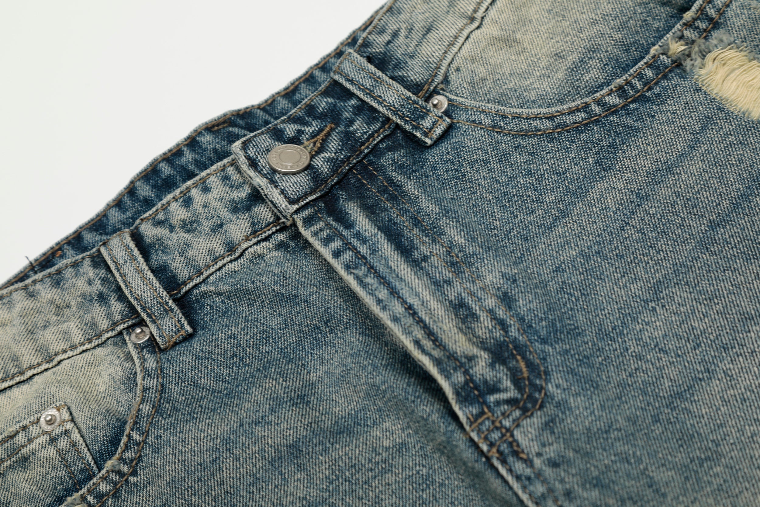 Omirad Vintage Fade Wide-Leg Jeans | Oversized Streetwear Denim