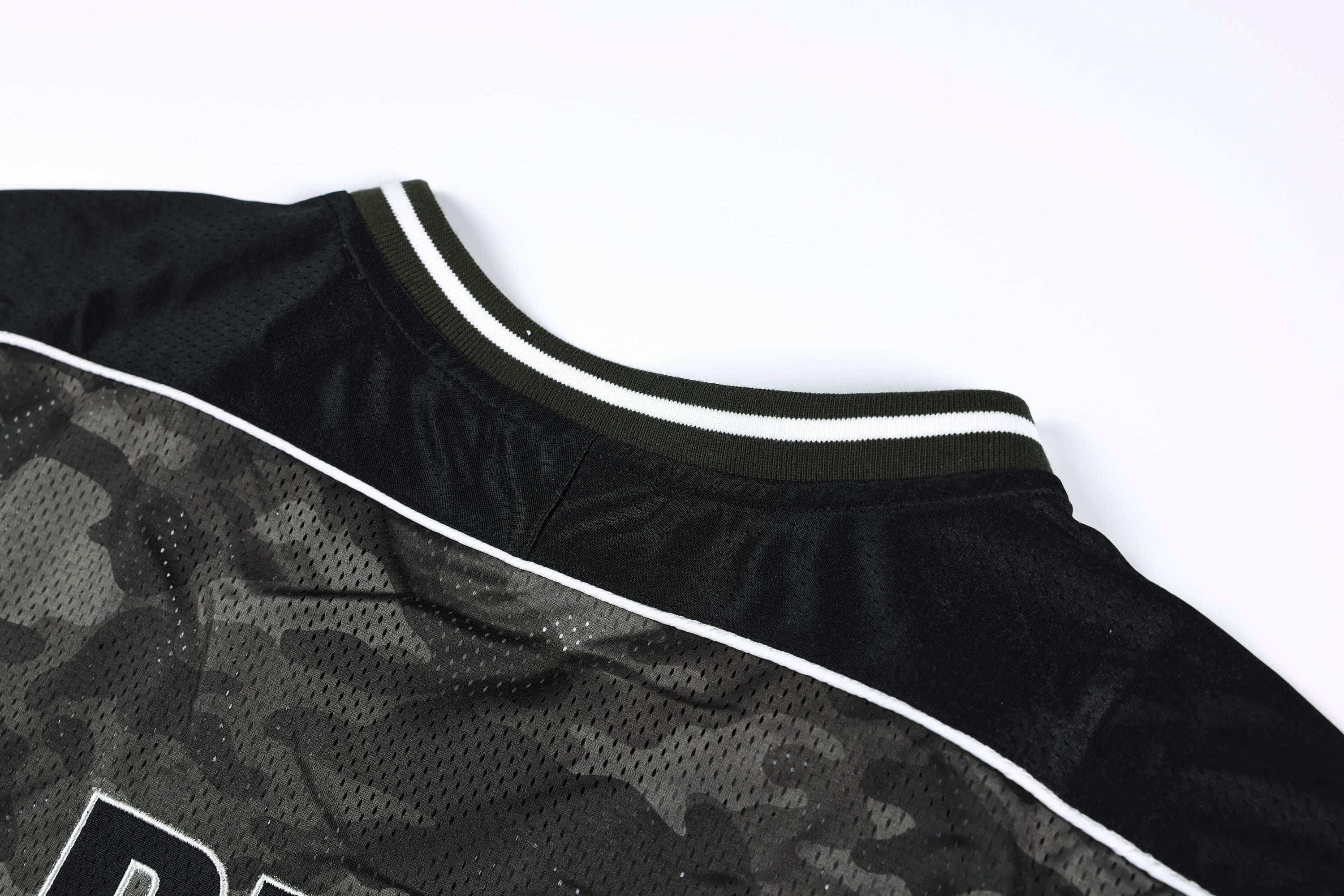 Camo 91 Athletic Jersey | Dark Camo Mesh Football Shirt