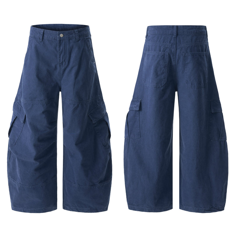 Omirad Heavy Cargo Wide-Leg Pants | Oversized Streetwear