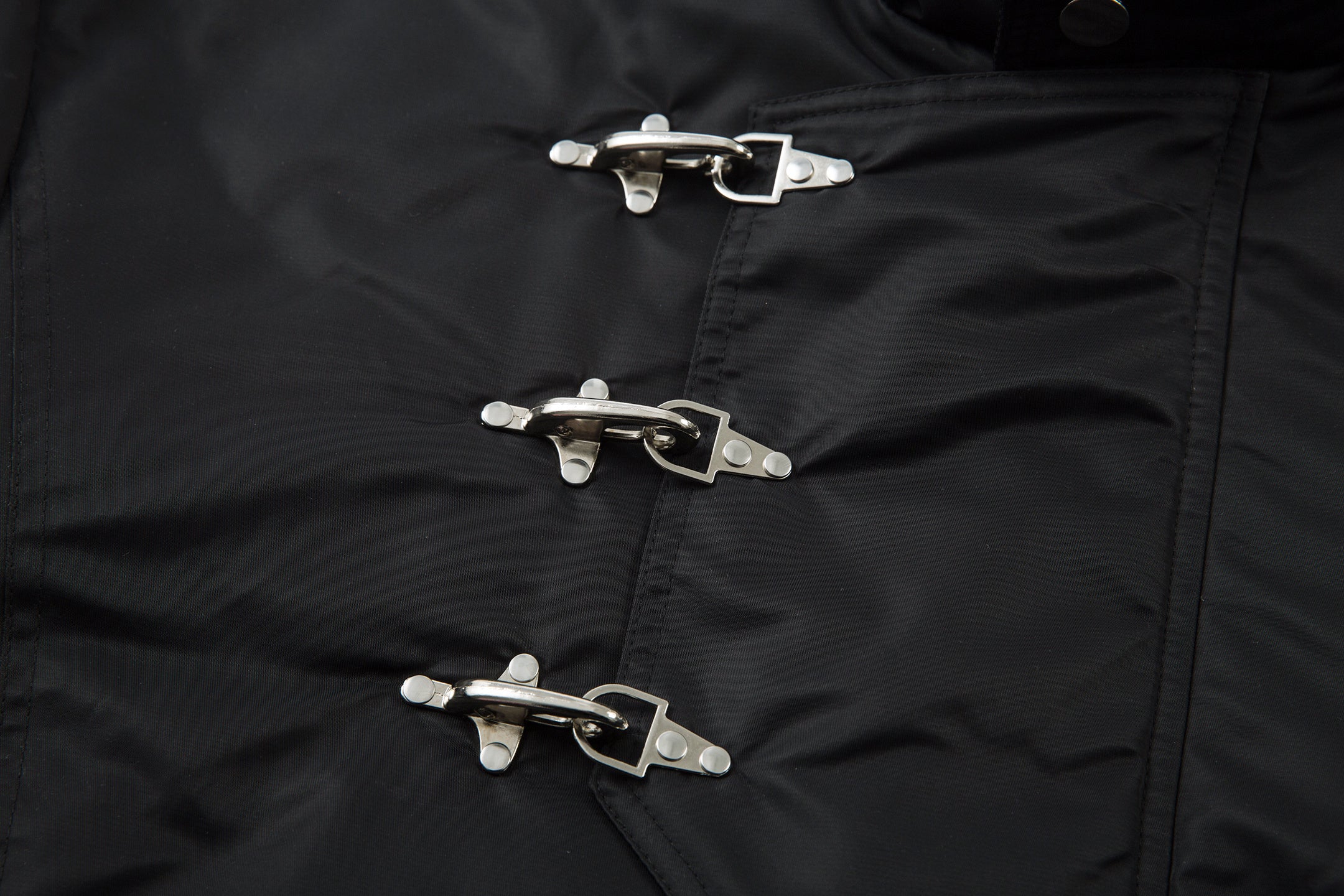 Omirad Toggle-Lock Faux Fur Hood Bomber Jacket | Black