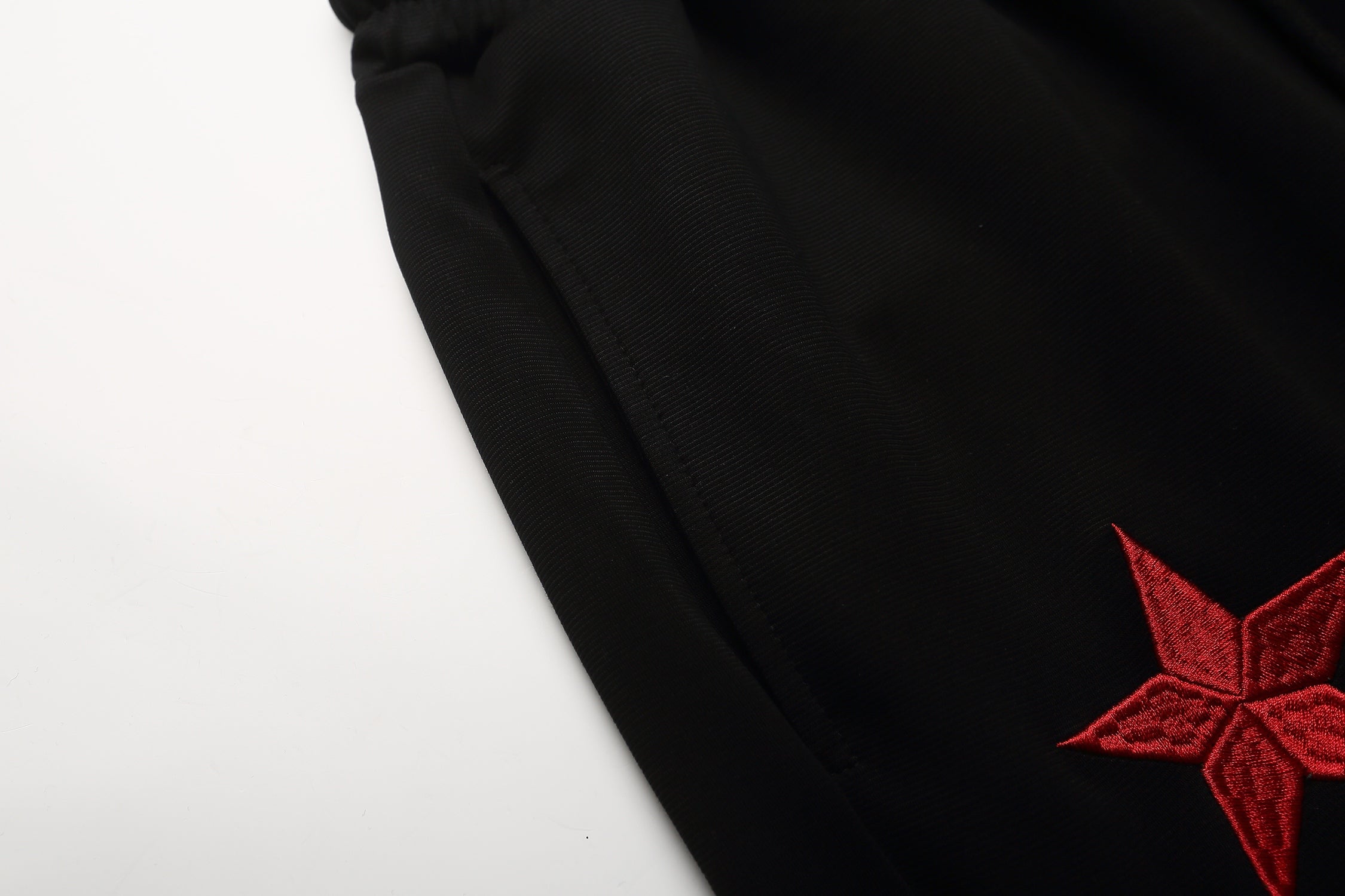Omirad Star Embroidery Wide-Leg Sweatpants | Unisex Streetwear