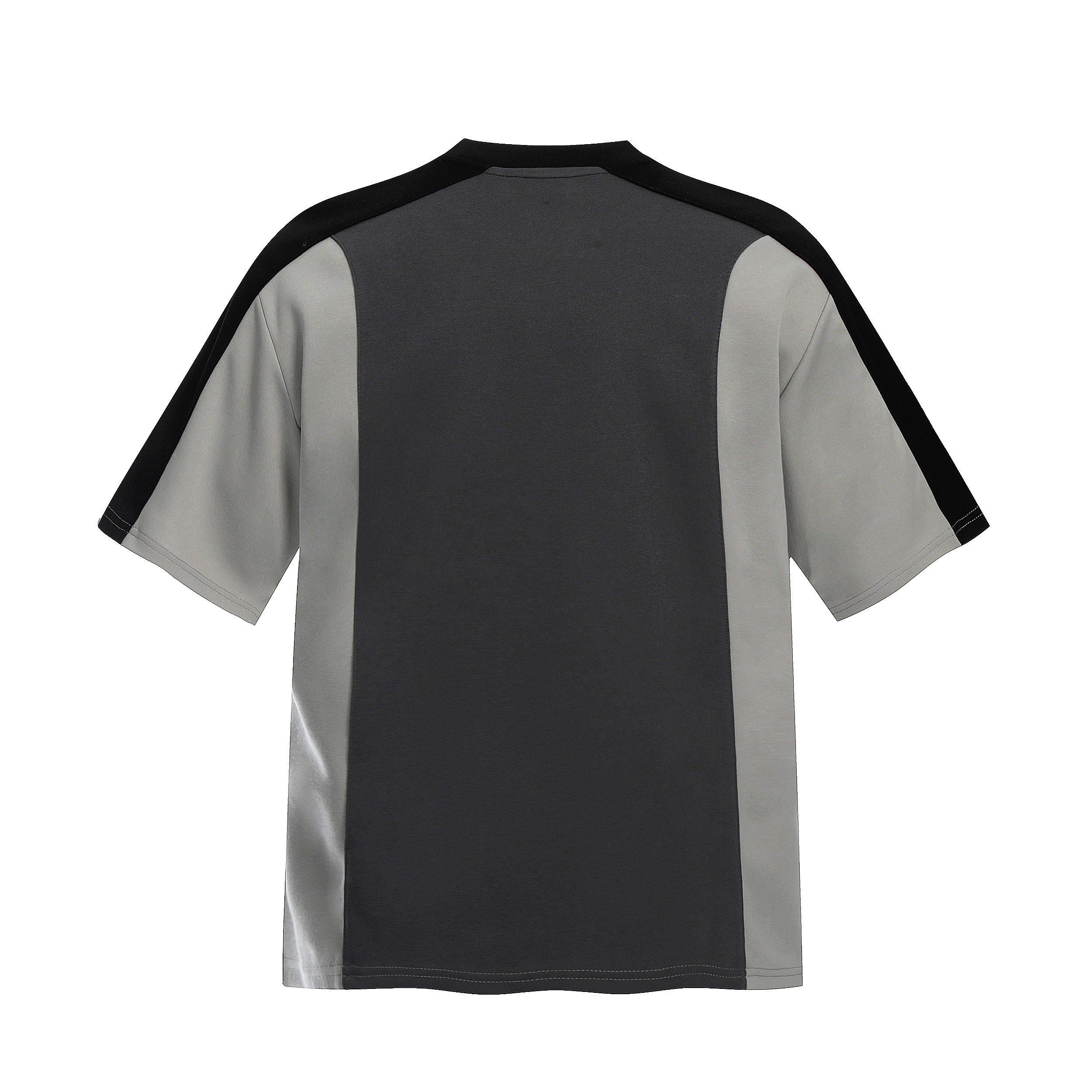 Omirad Contrast Panel Cotton Tee | Color Block Streetwear