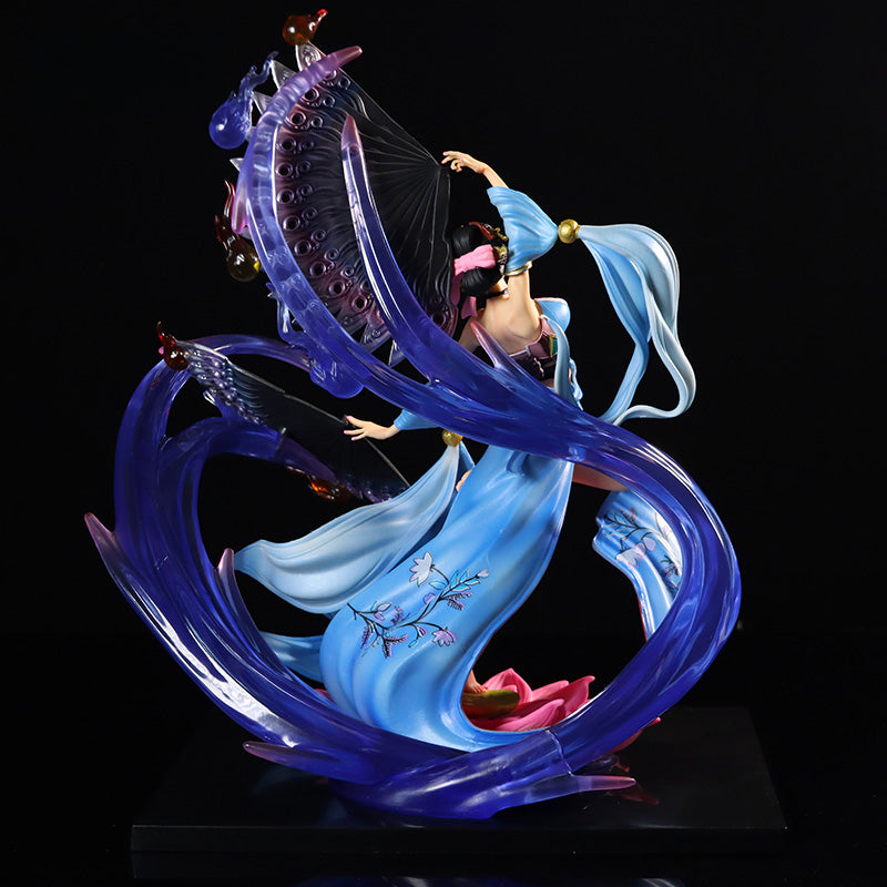 Nico Robin Geisha Action Figurine – 35cm with Dynamic Water Effects and Colorful Fans, Limited Edition – One Piece Collectible