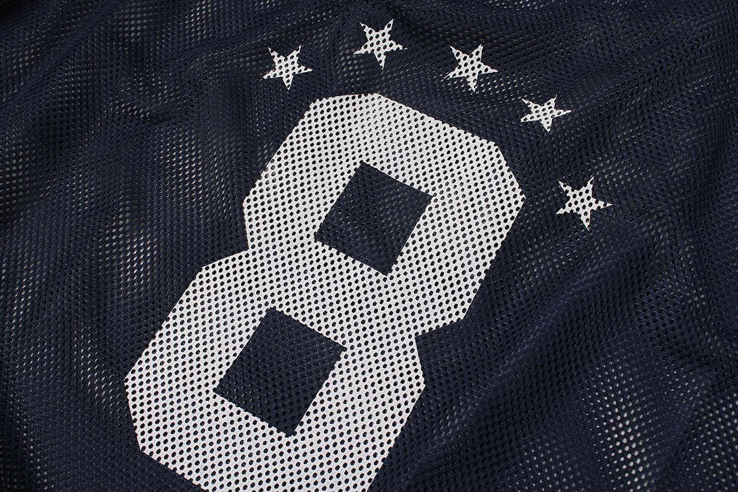 Omirad No.8 Varsity Mesh Jersey | Oversized Streetwear Top