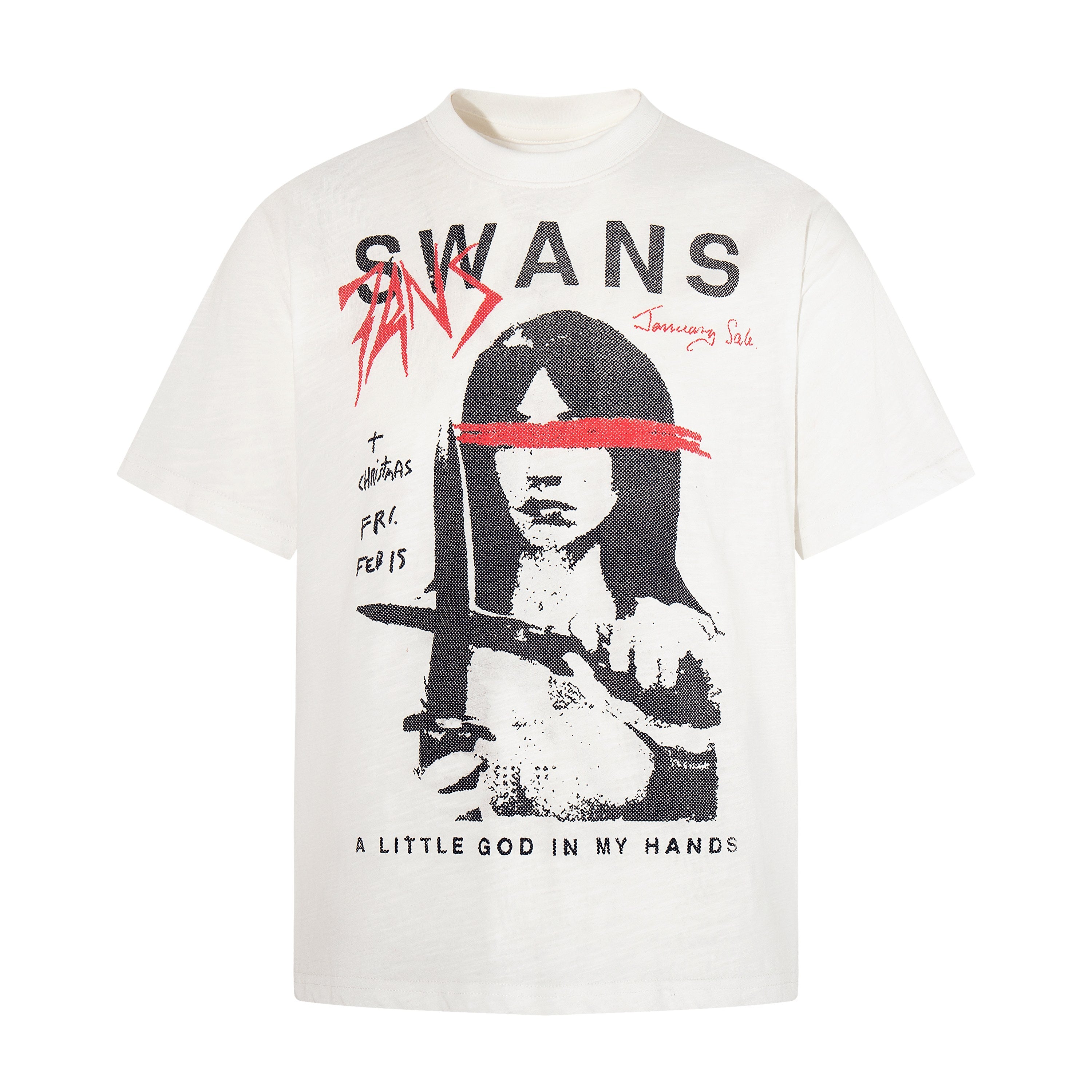 Omirad SWANS SINS Punk Graphic T-Shirt | Streetwear Tee