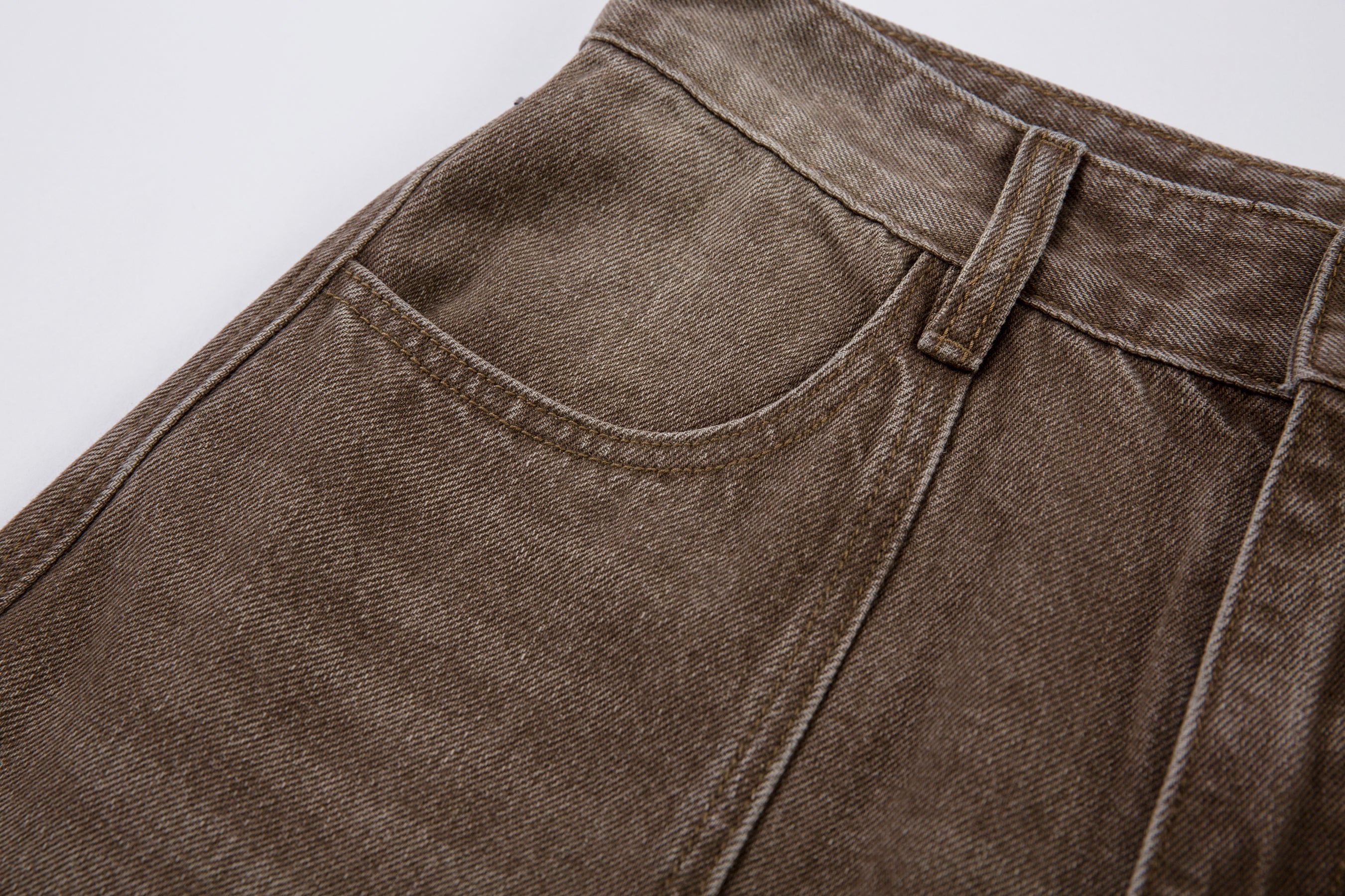 Omirad Vintage Washed Curved Barrel Cargo Pants | 100% Cotton