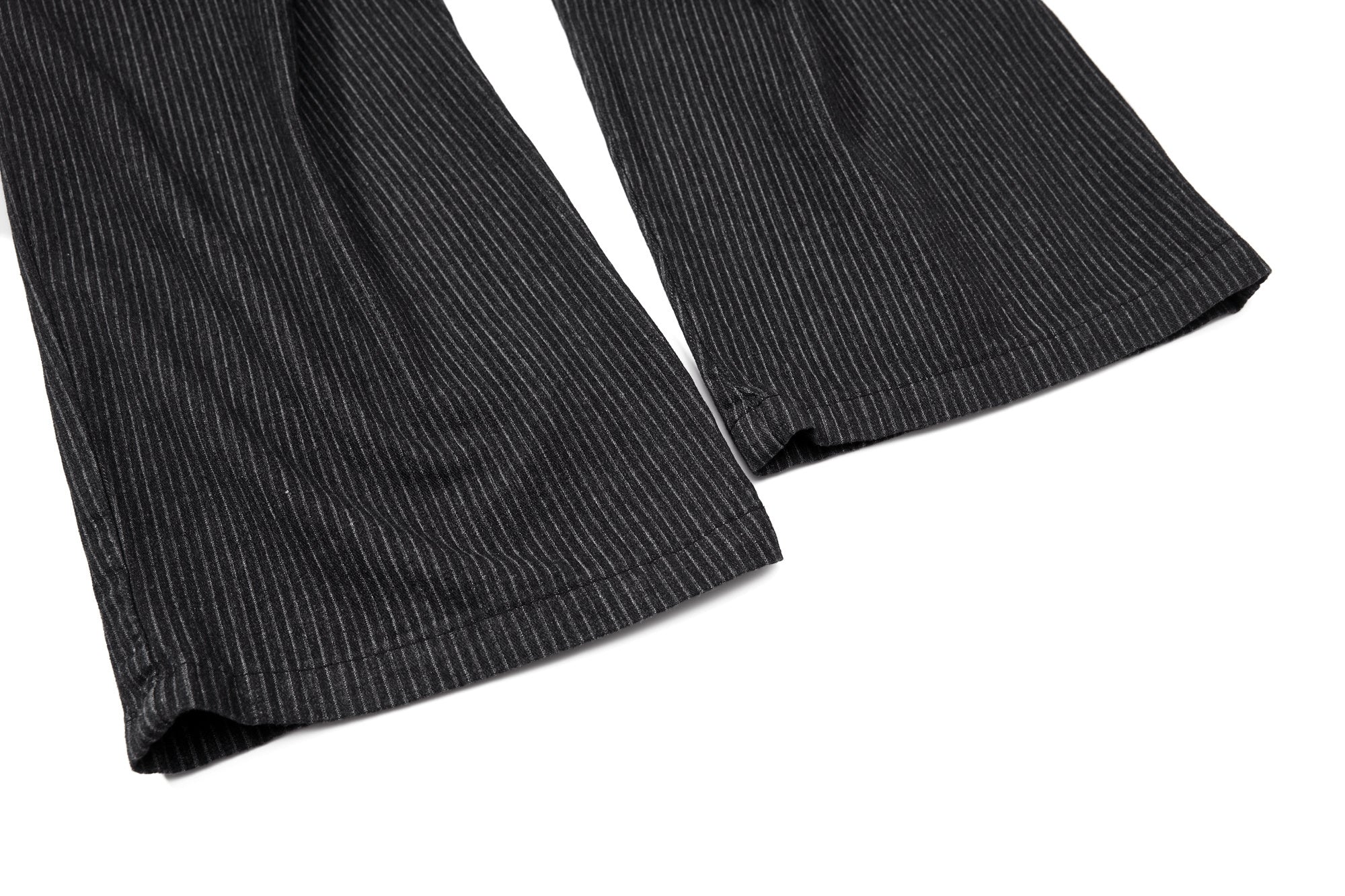Omirad Pinstripe Barrel Trousers | Wide-Leg Pleated Pants