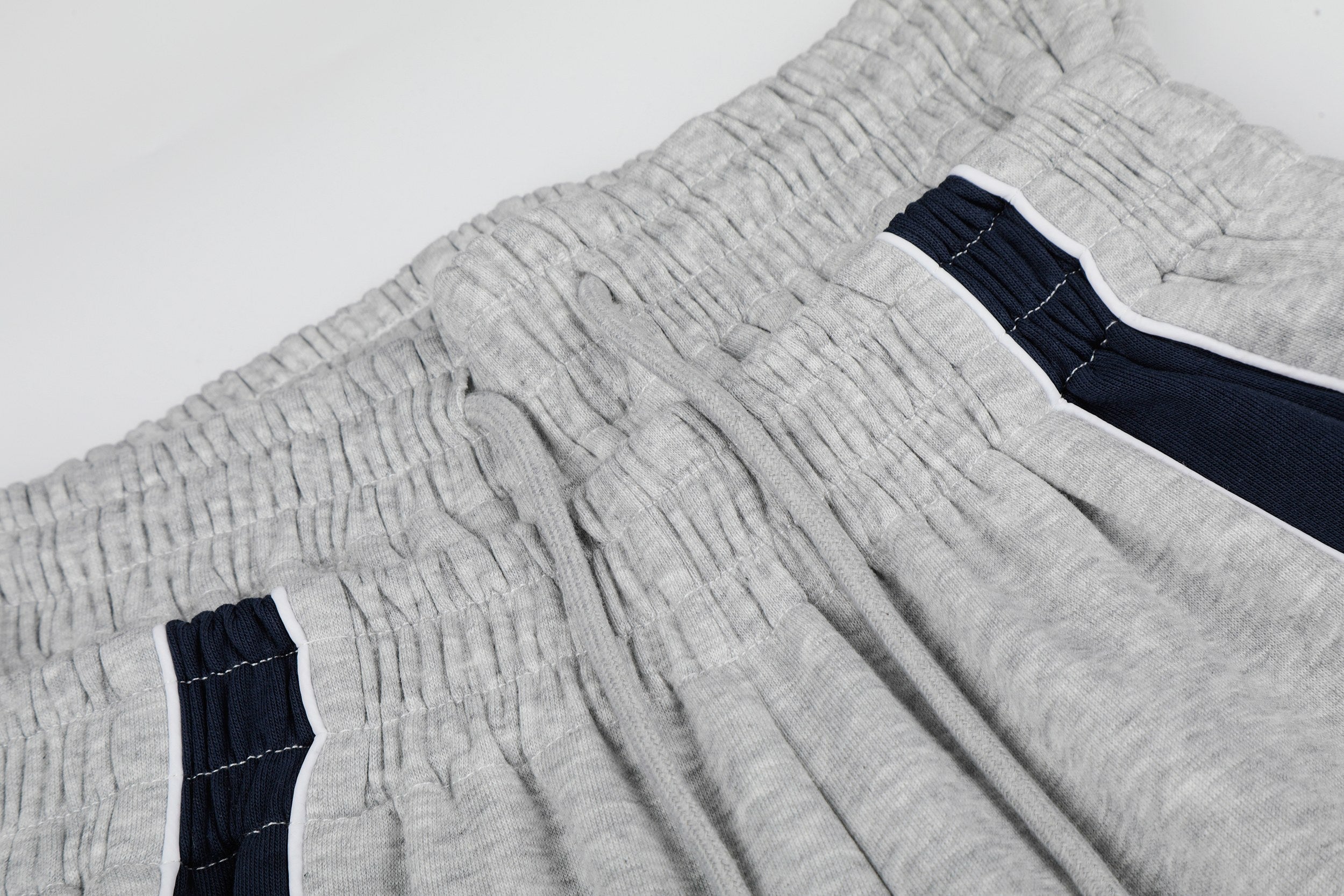 Retro Crest Panel Sweatpants | Oversized Wide Leg Streetwear