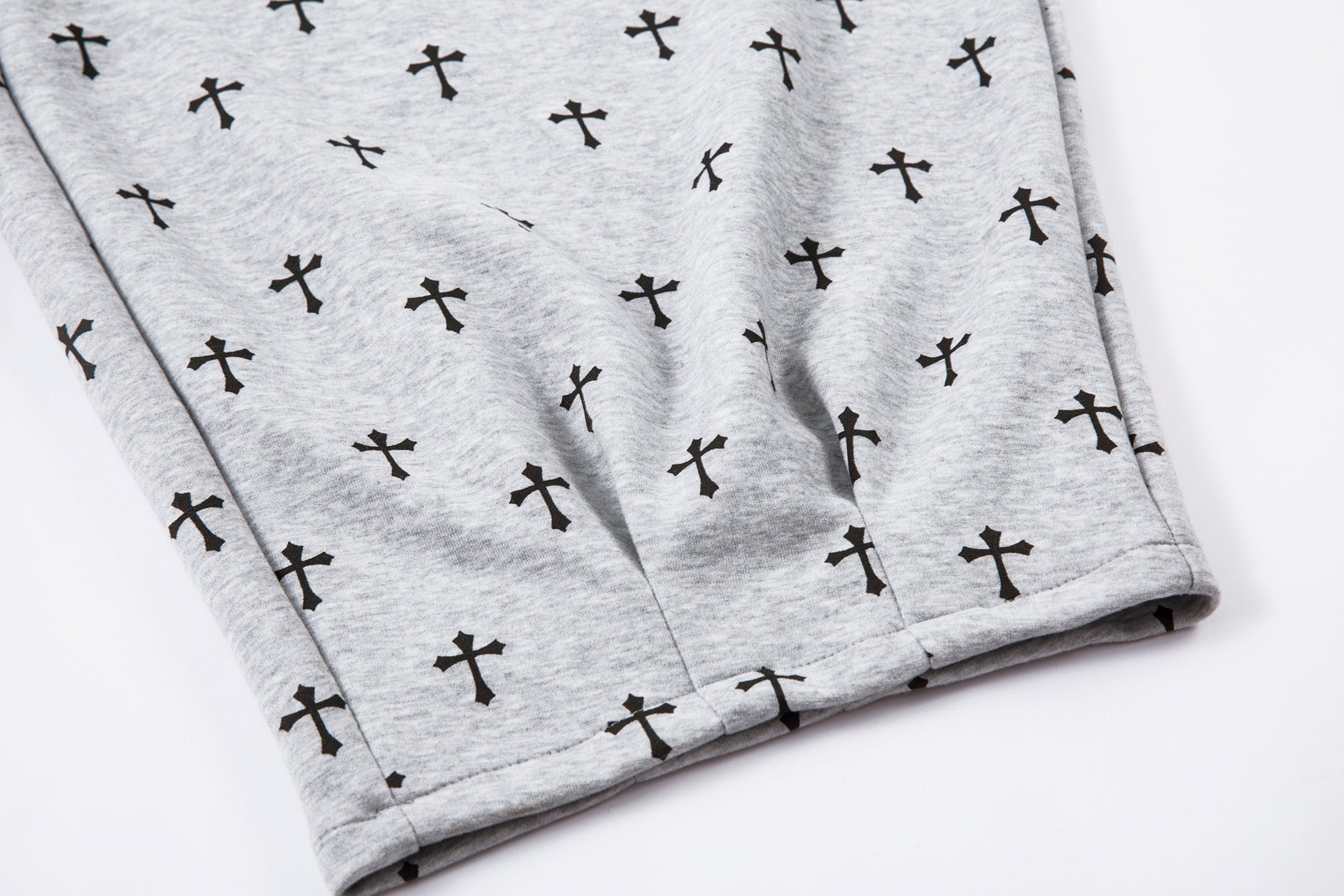 Omirad Cross Print Sweatpants | Gothic Streetwear Joggers