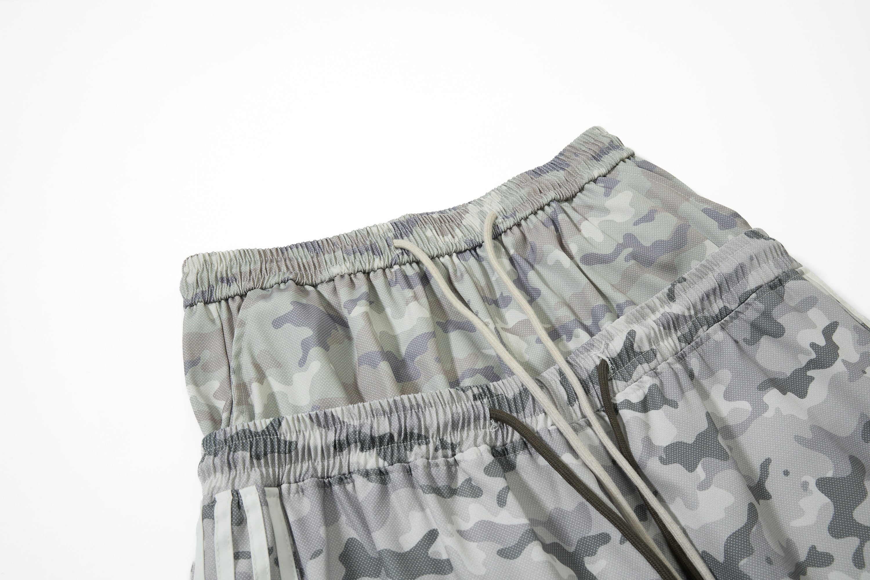 Omirad Camo Mesh Track Pants | Wide-Leg Street Style