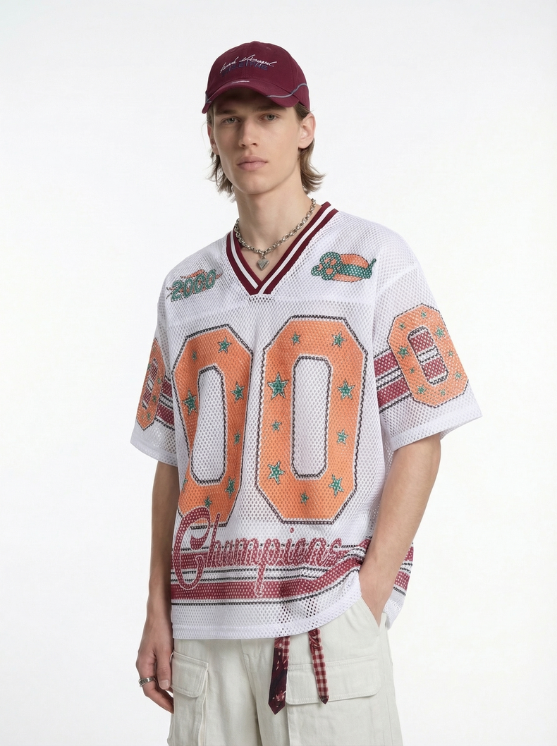 Omirad Champions 00 Mesh Jersey T-Shirt | Retro Streetwear