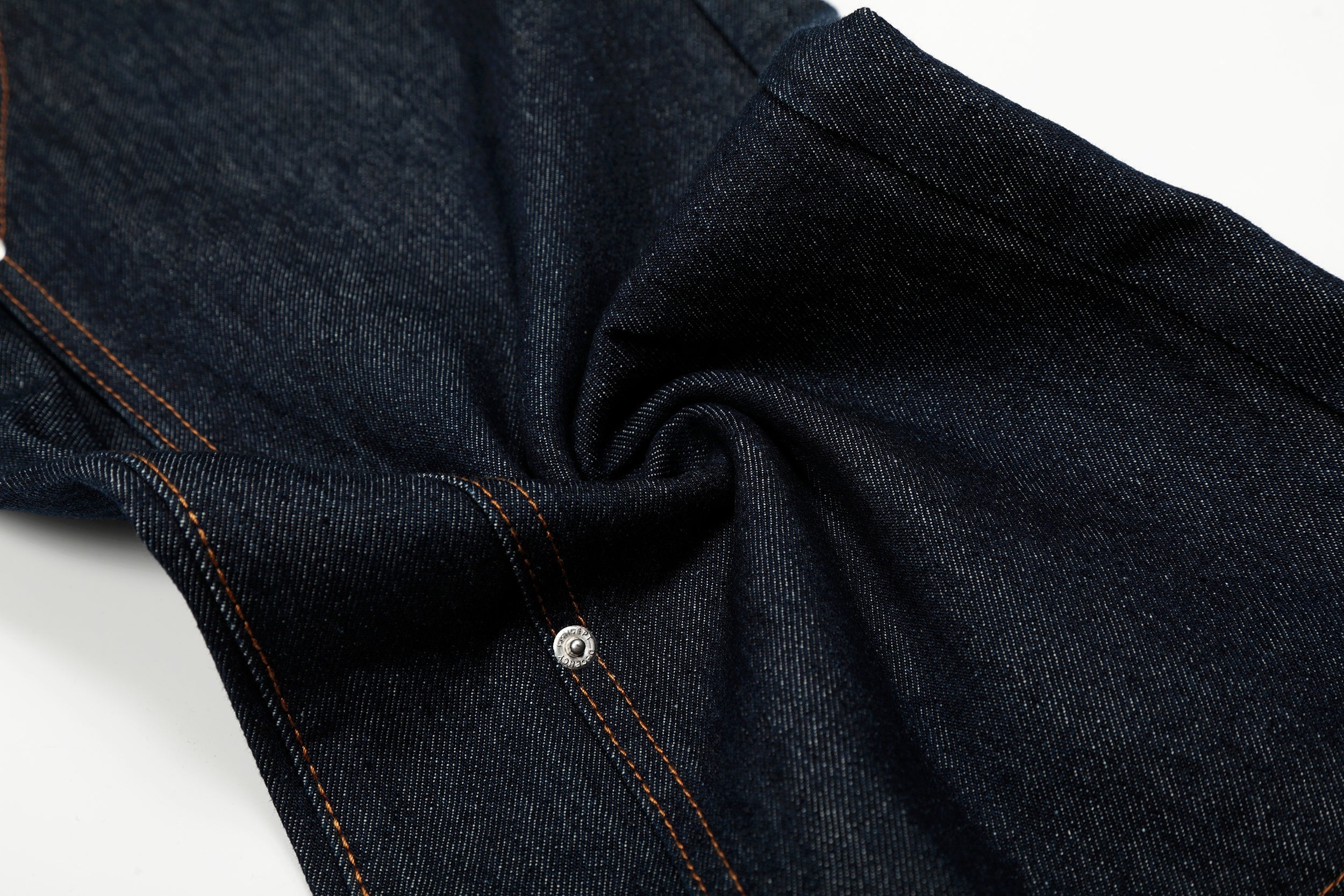 Omirad Double-Waist Wide-Leg Workwear Jeans | Deep Indigo