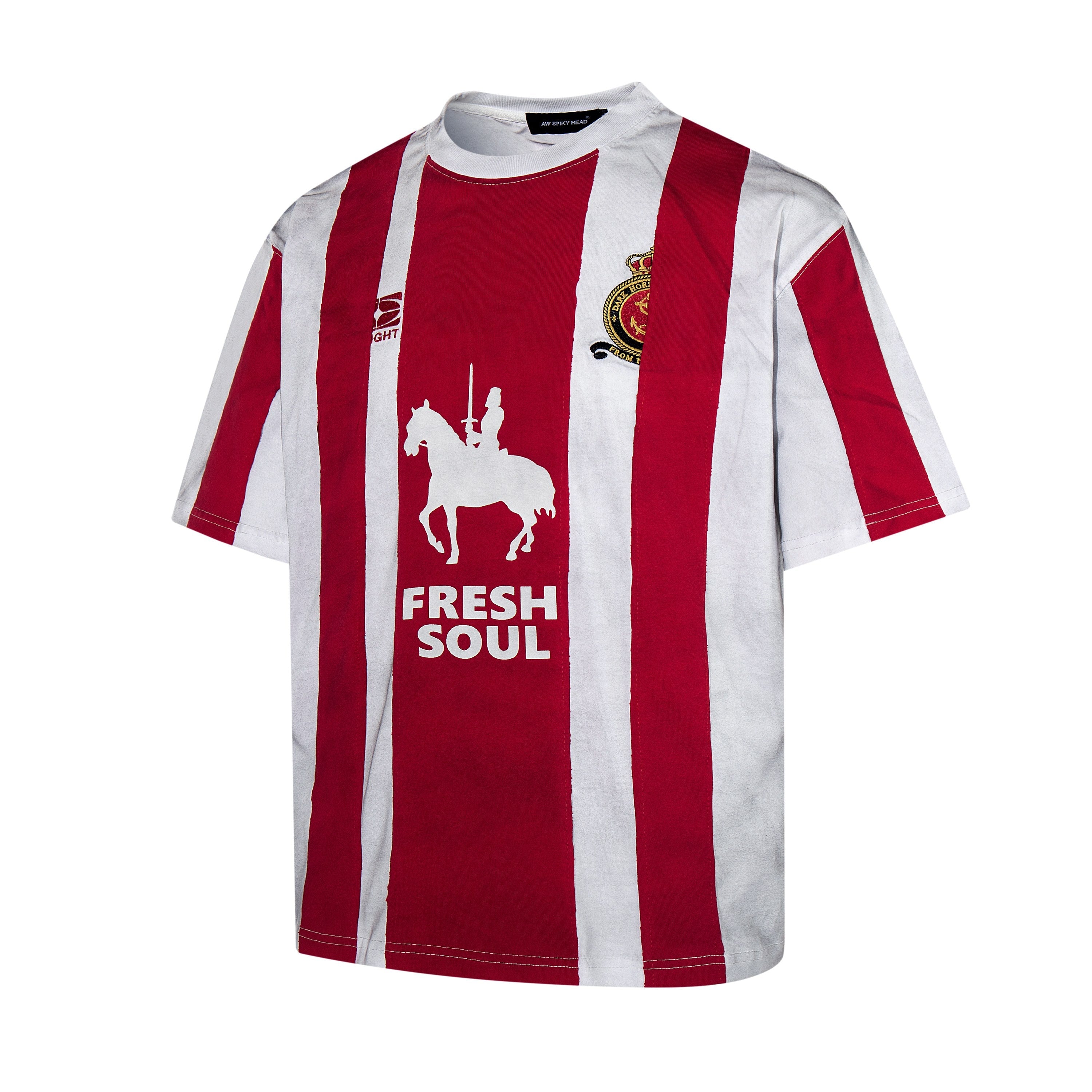Omirad Fresh Soul Striped Football Jersey Tee | Streetwear