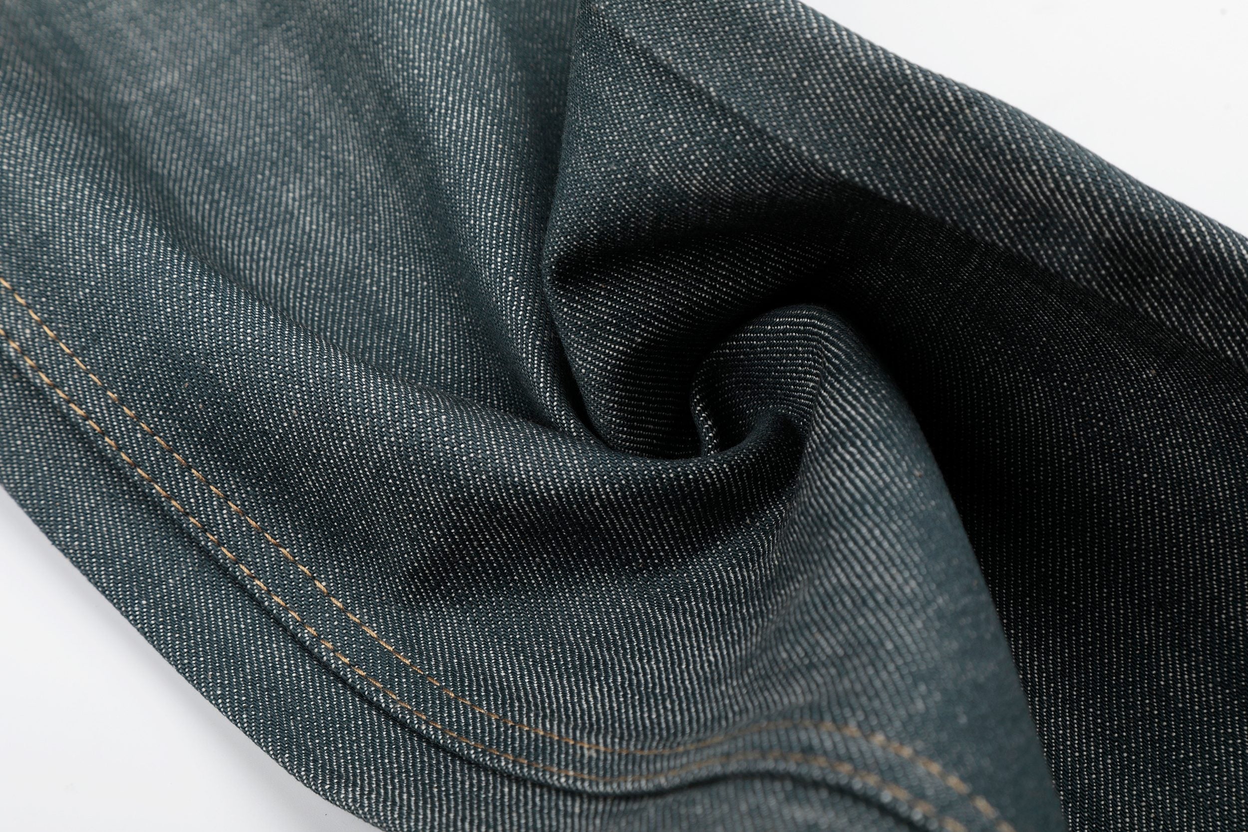 Wide Leg Button-Fly Jeans in Washed Grey Denim | Omirad