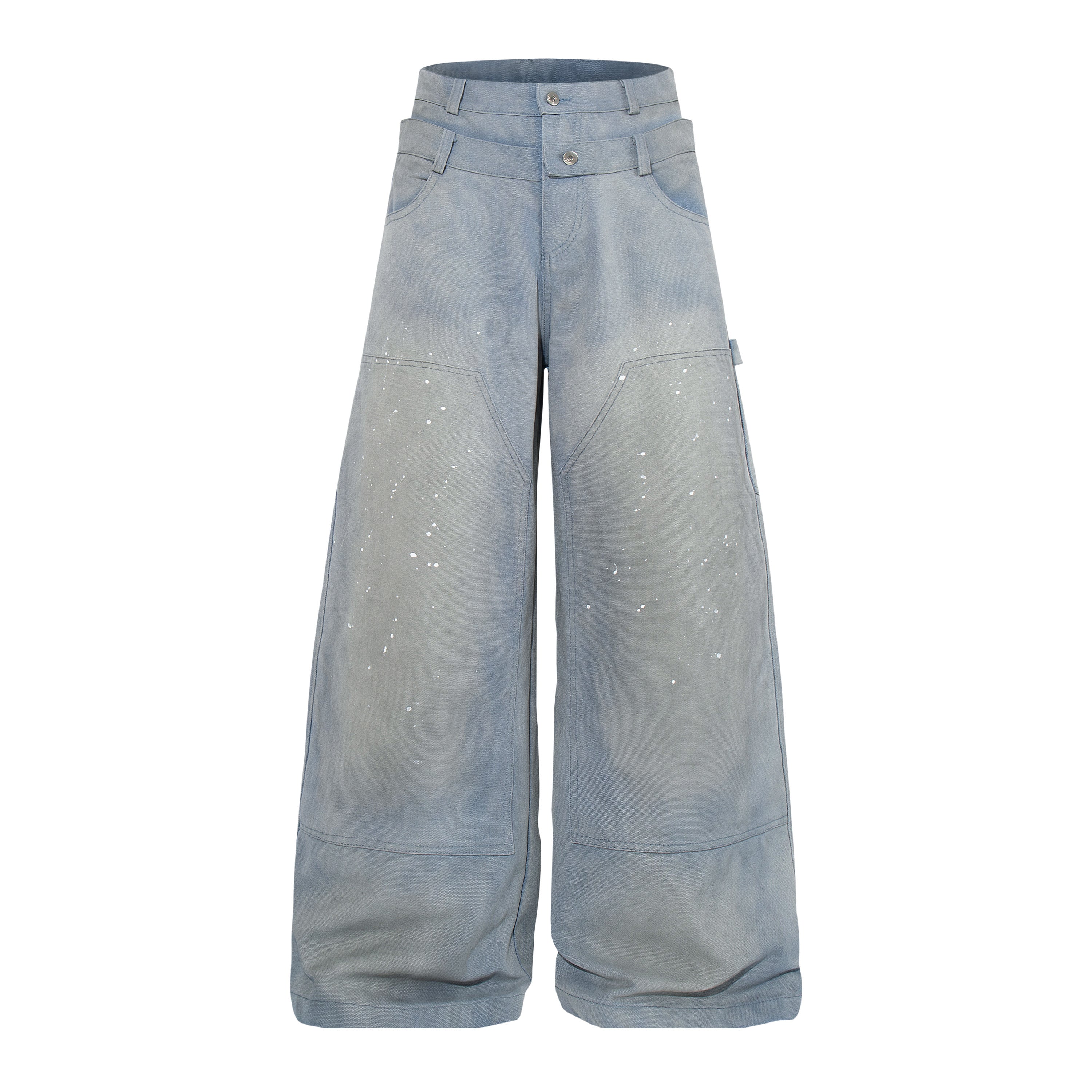 Omirad Vintage Workwear Wide-Leg Pants | 100% Cotton